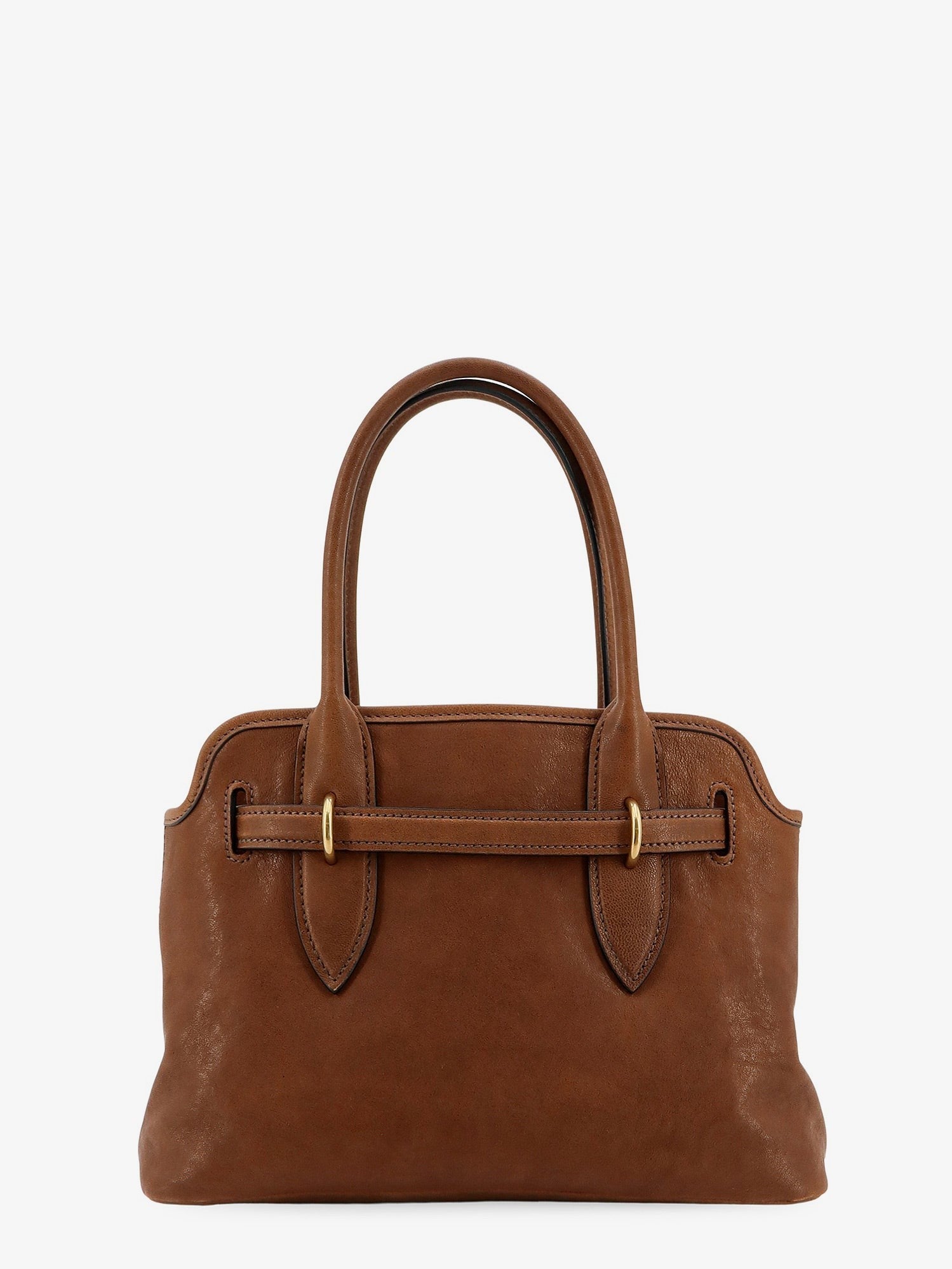 Miu Miu - Aventure leather handbag with embossed lettering logo