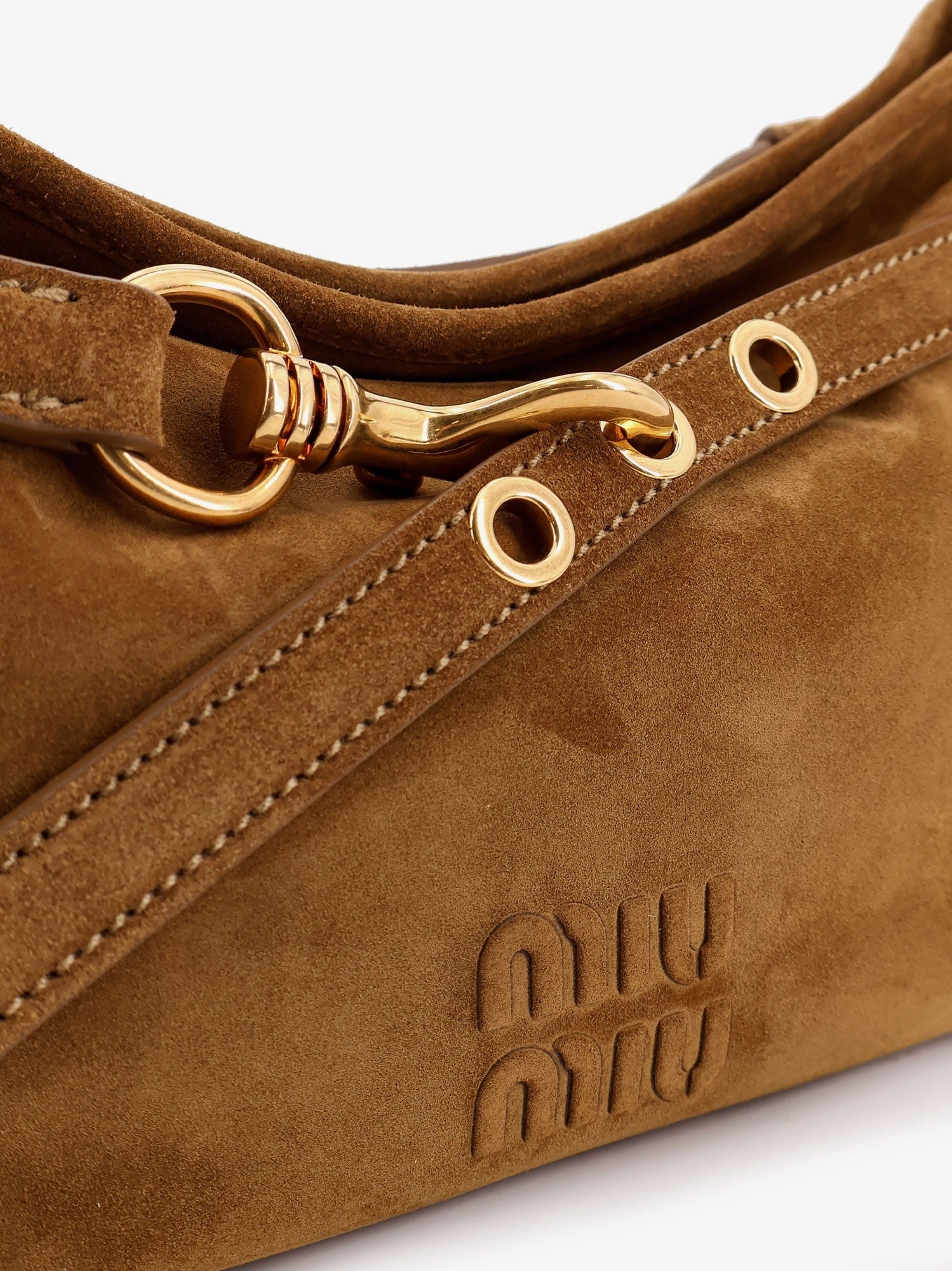 Aventure suede shoulder bag