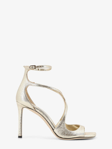 Jimmy Choo Jimmy Choo - Azia glittered leather sandals