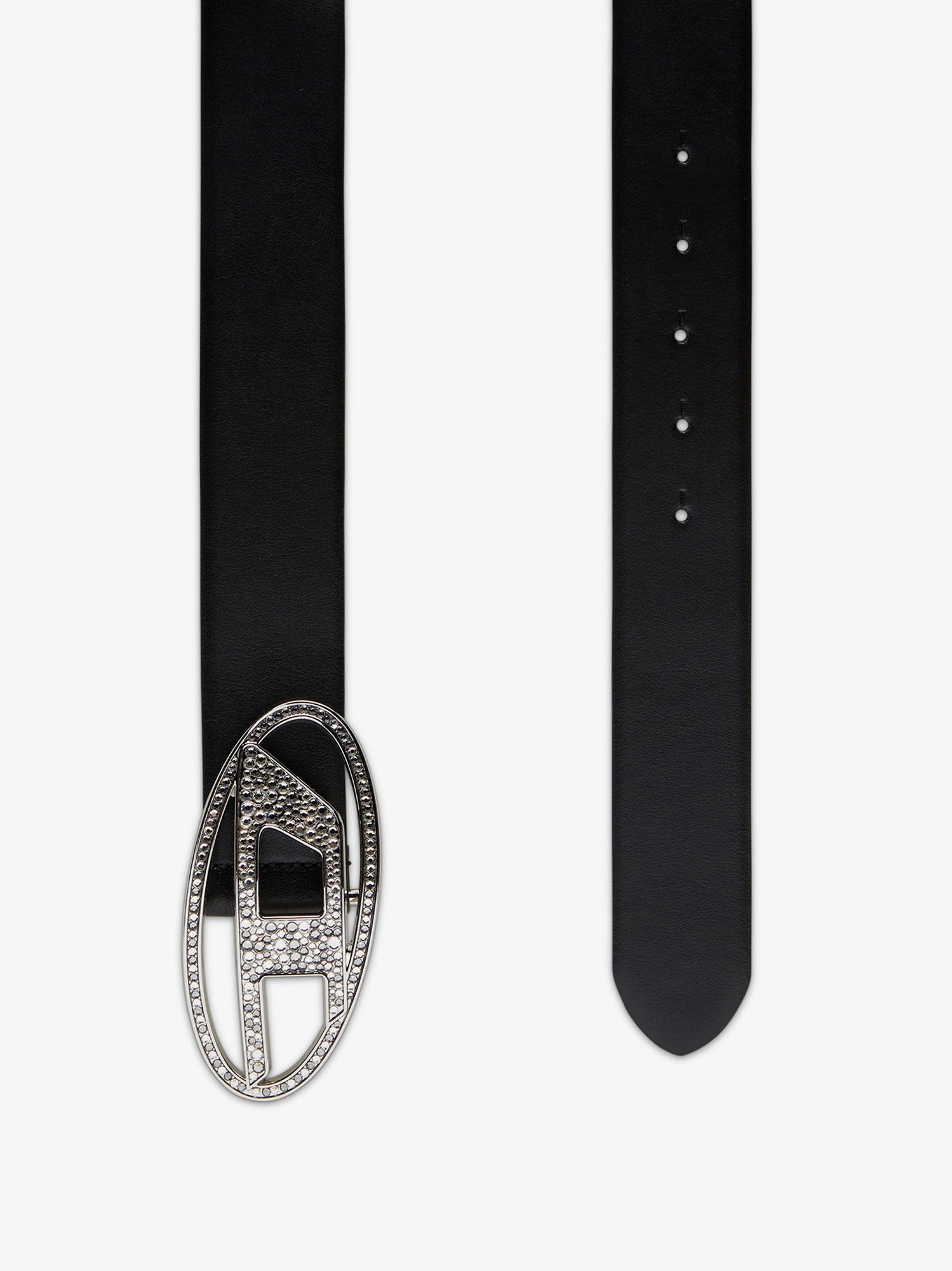 B-1DR Strass leather belt