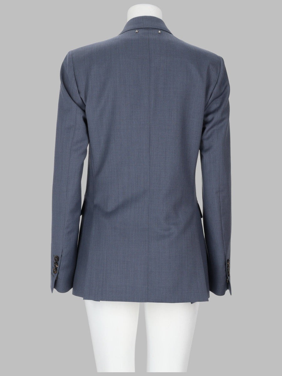 Golden Goose - baby blue double breasted blazer