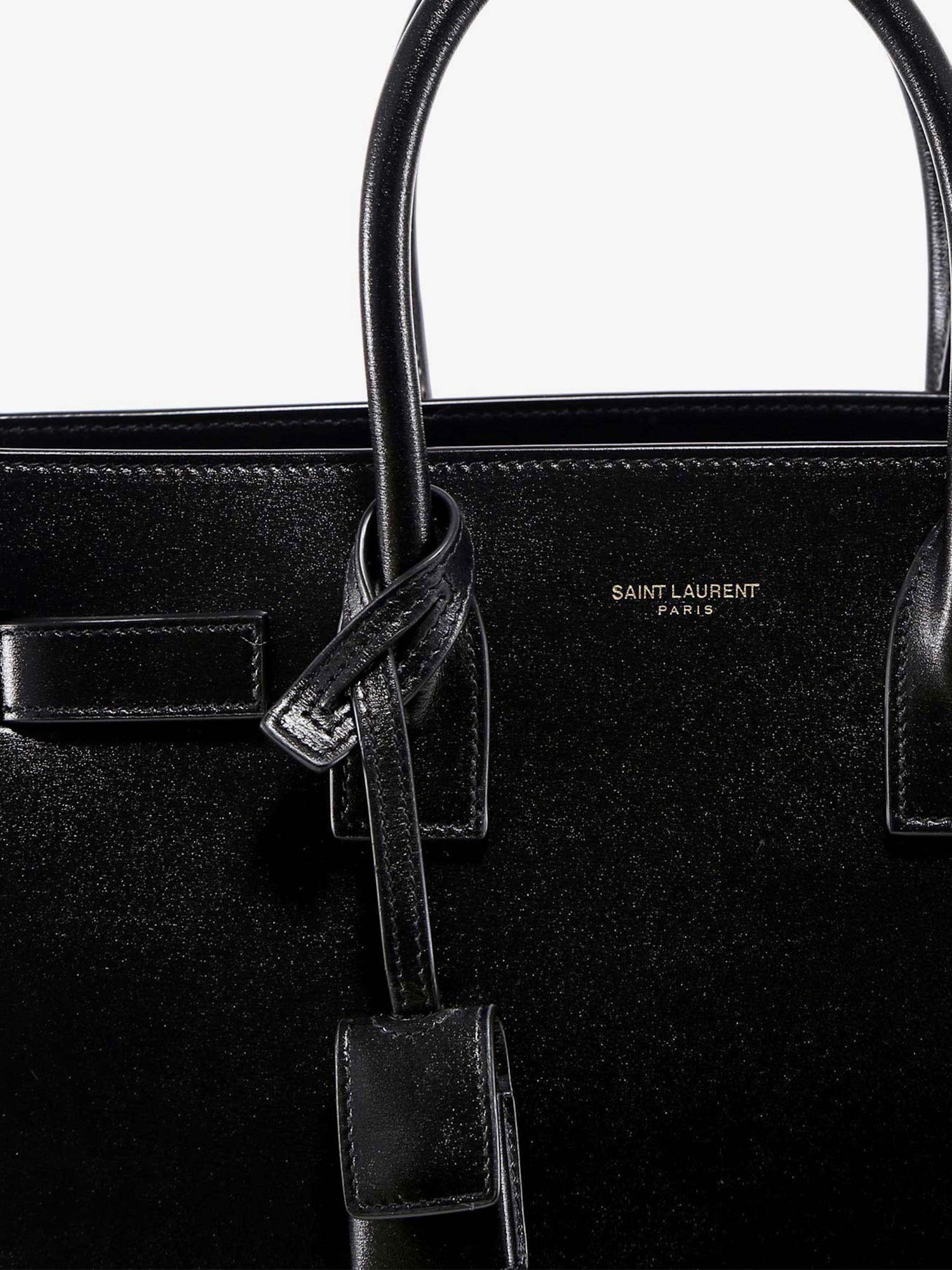 Saint Laurent Saint Laurent - Baby Sac de Jour leather handbag with padlock