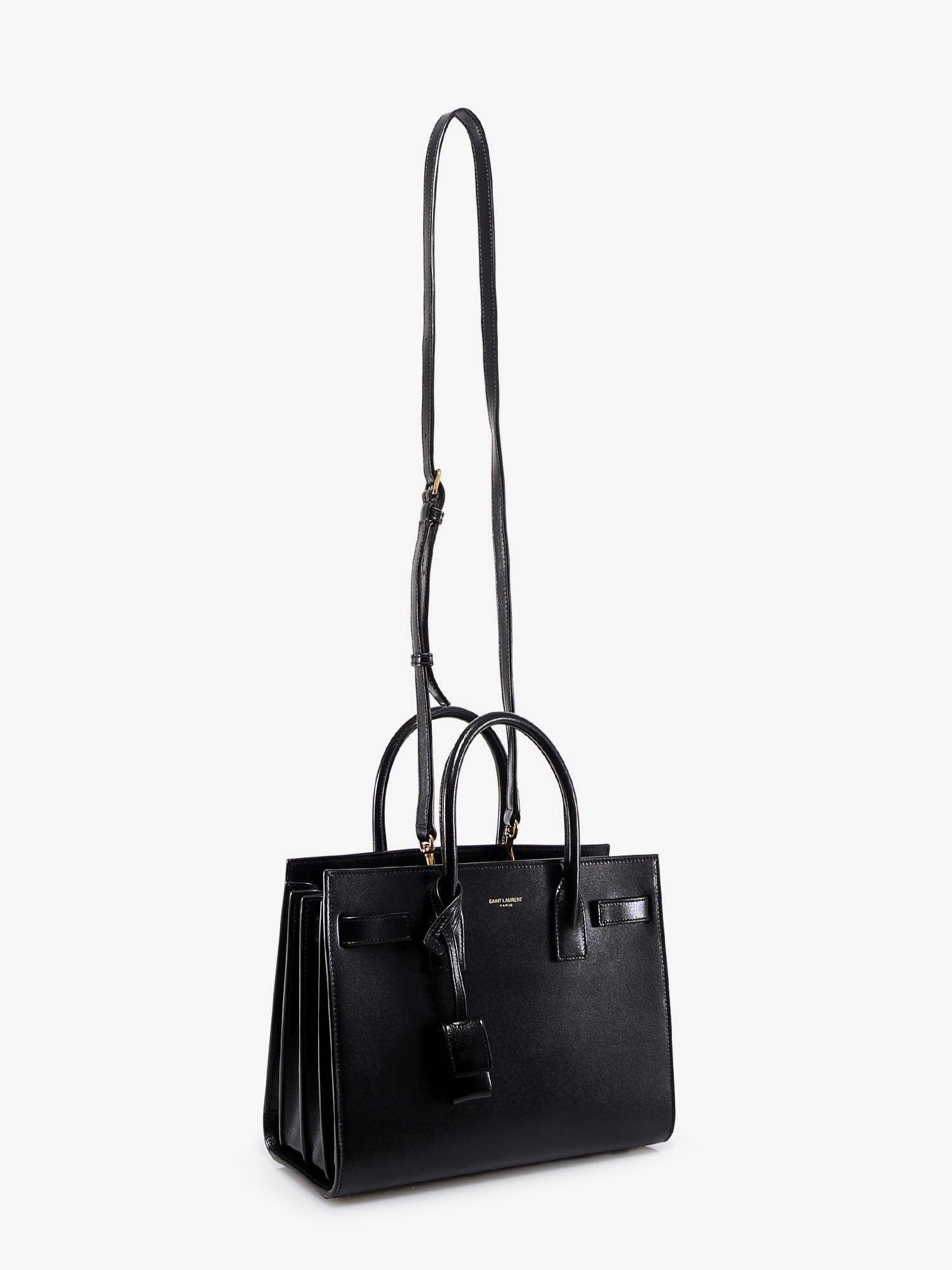 Saint Laurent Saint Laurent - Baby Sac de Jour leather handbag with padlock