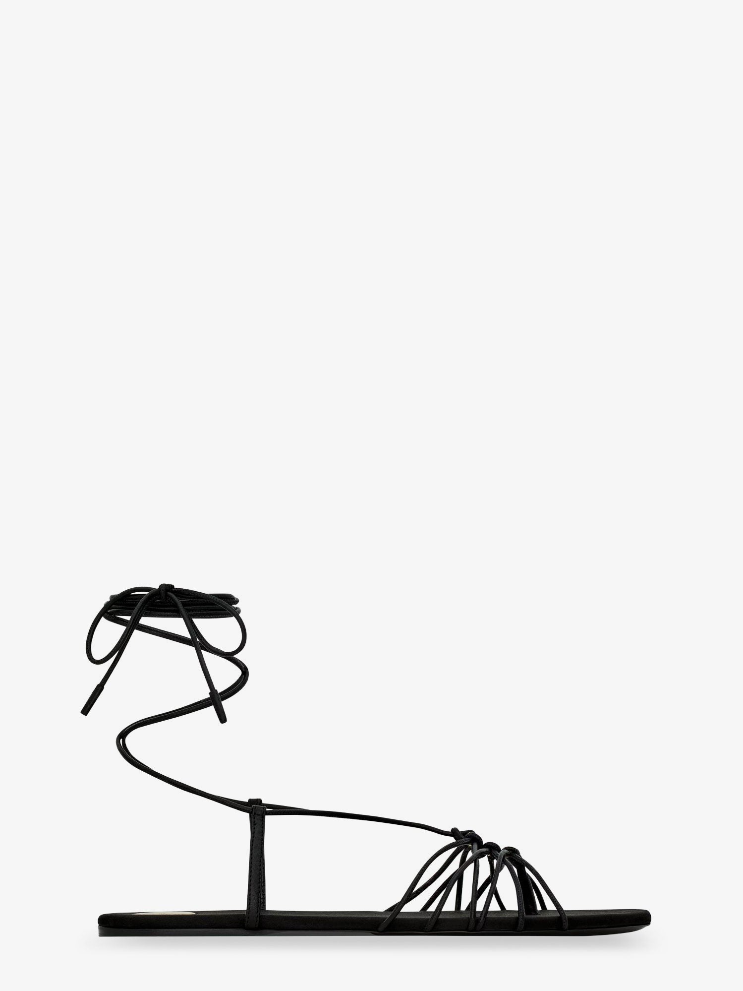 Saint Laurent Babylone leather sandals