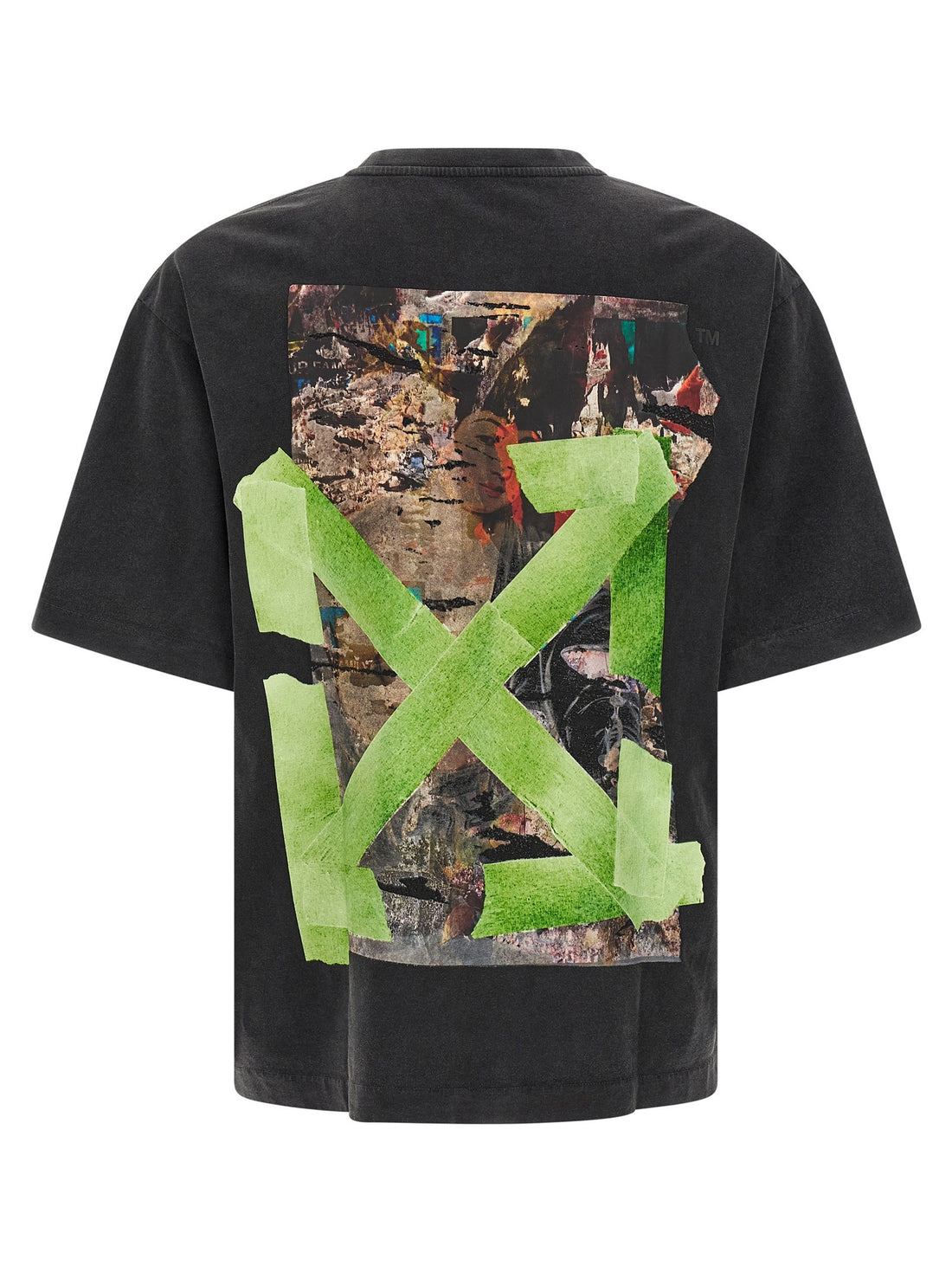Off White - 'Bacco Arrow Skate' T-shirt Black
