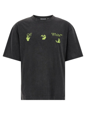 Off White - 'Bacco Arrow Skate' T-shirt Black