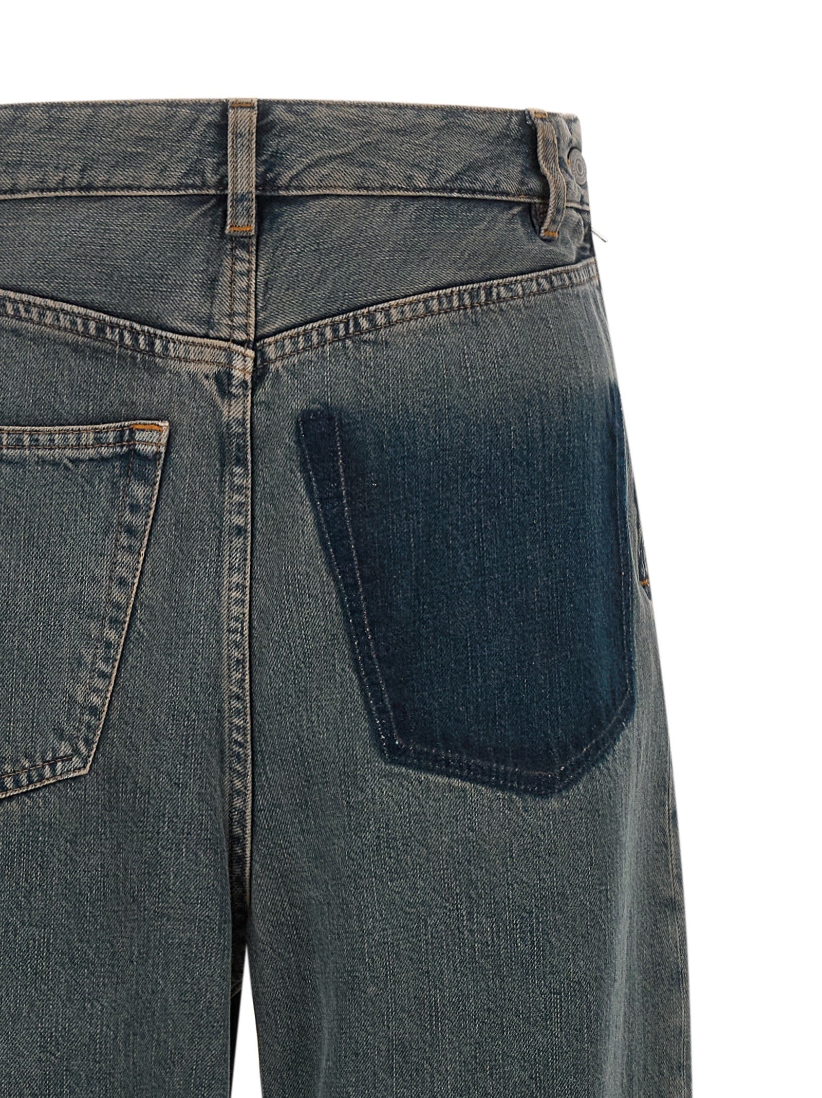 MM6 MAISON MARGIELA - Back-to-back construction jeans