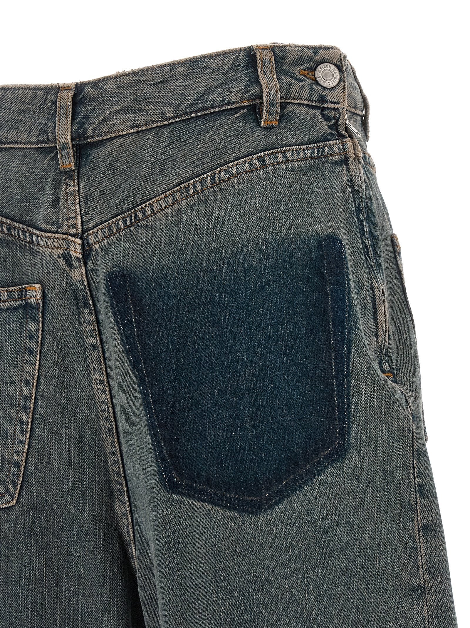 MM6 MAISON MARGIELA - Back-to-back construction jeans