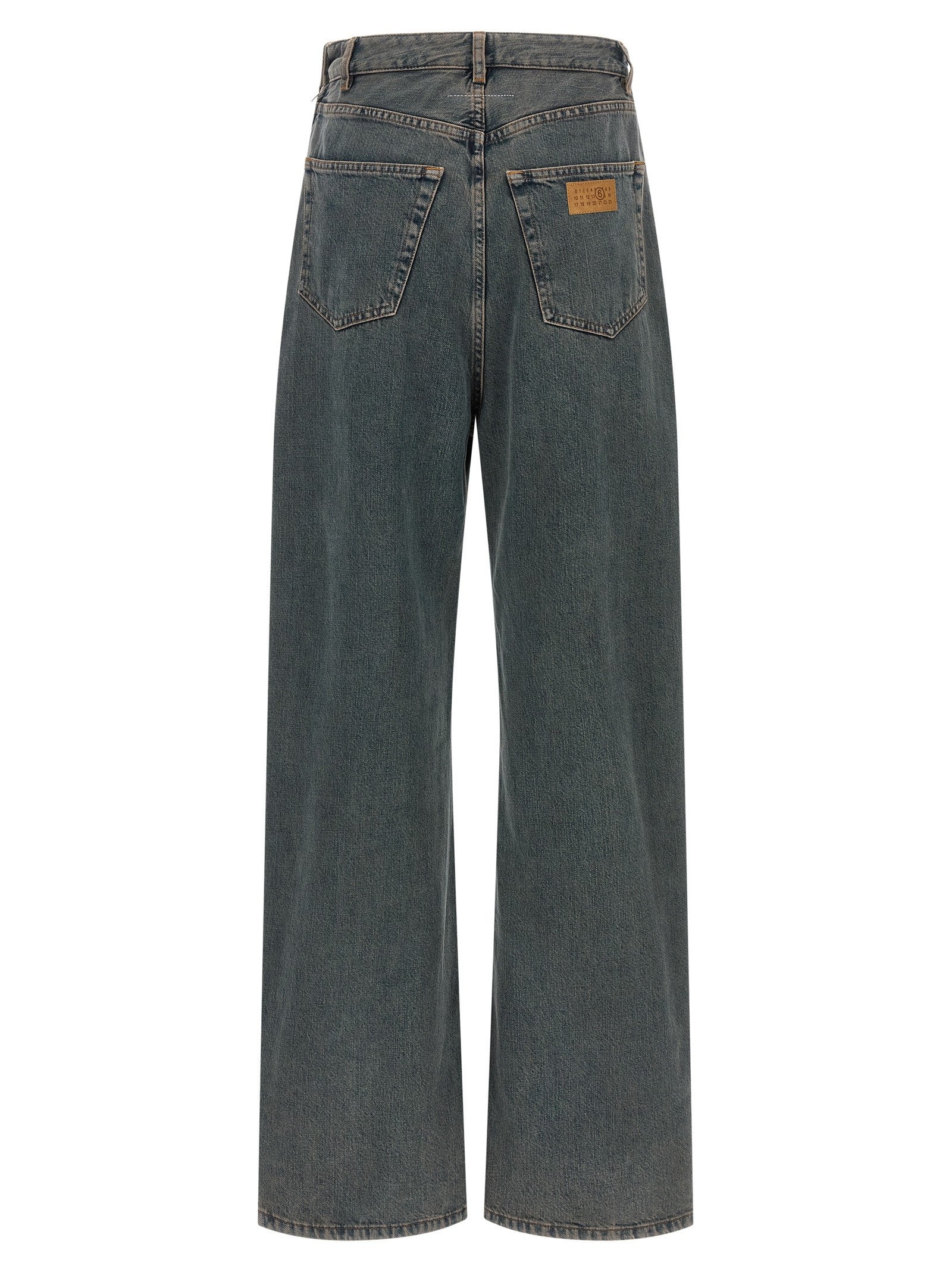 MM6 MAISON MARGIELA - Back-to-back construction jeans