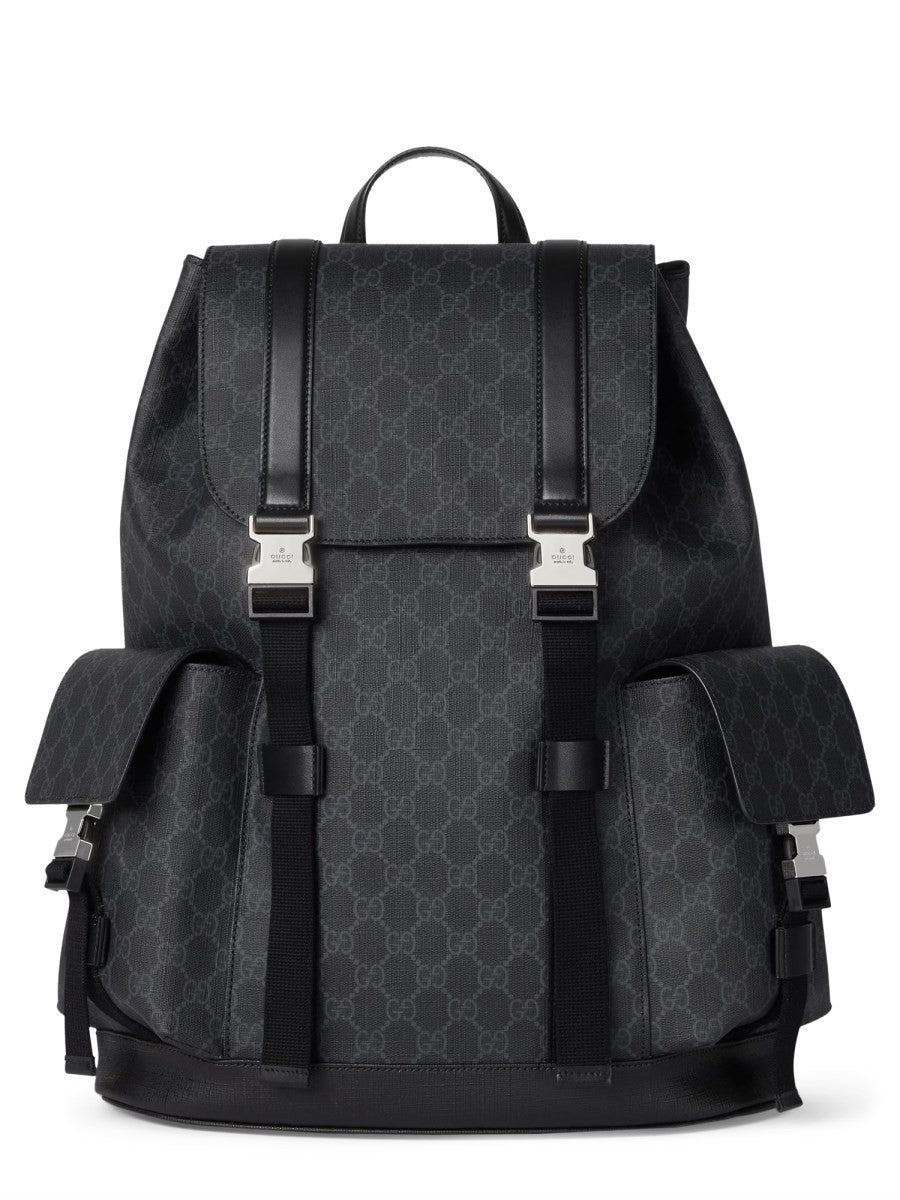 BACKPACK GG BLACK LARGE SIZE