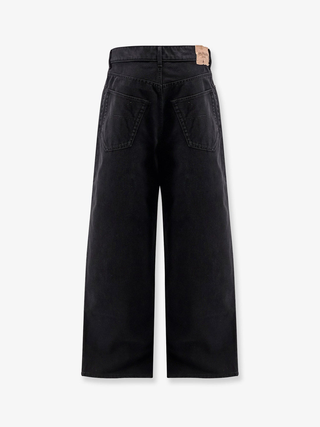 Baggy denim trousers