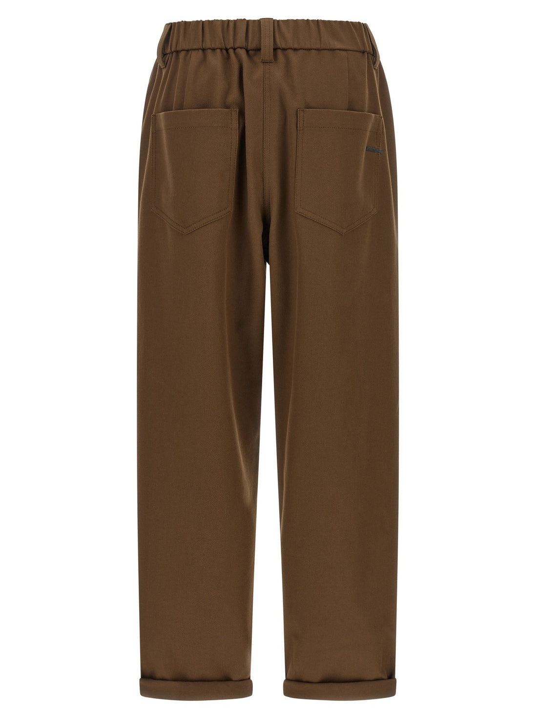 Brunello Cucinelli - 'Baggy Pull-On' pants Brown 40 IT