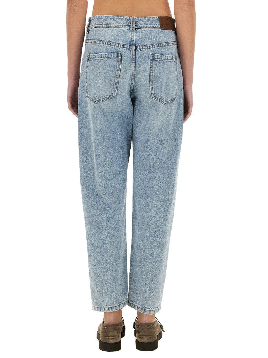 "BAGGY TAPERED" DENIM PANTS