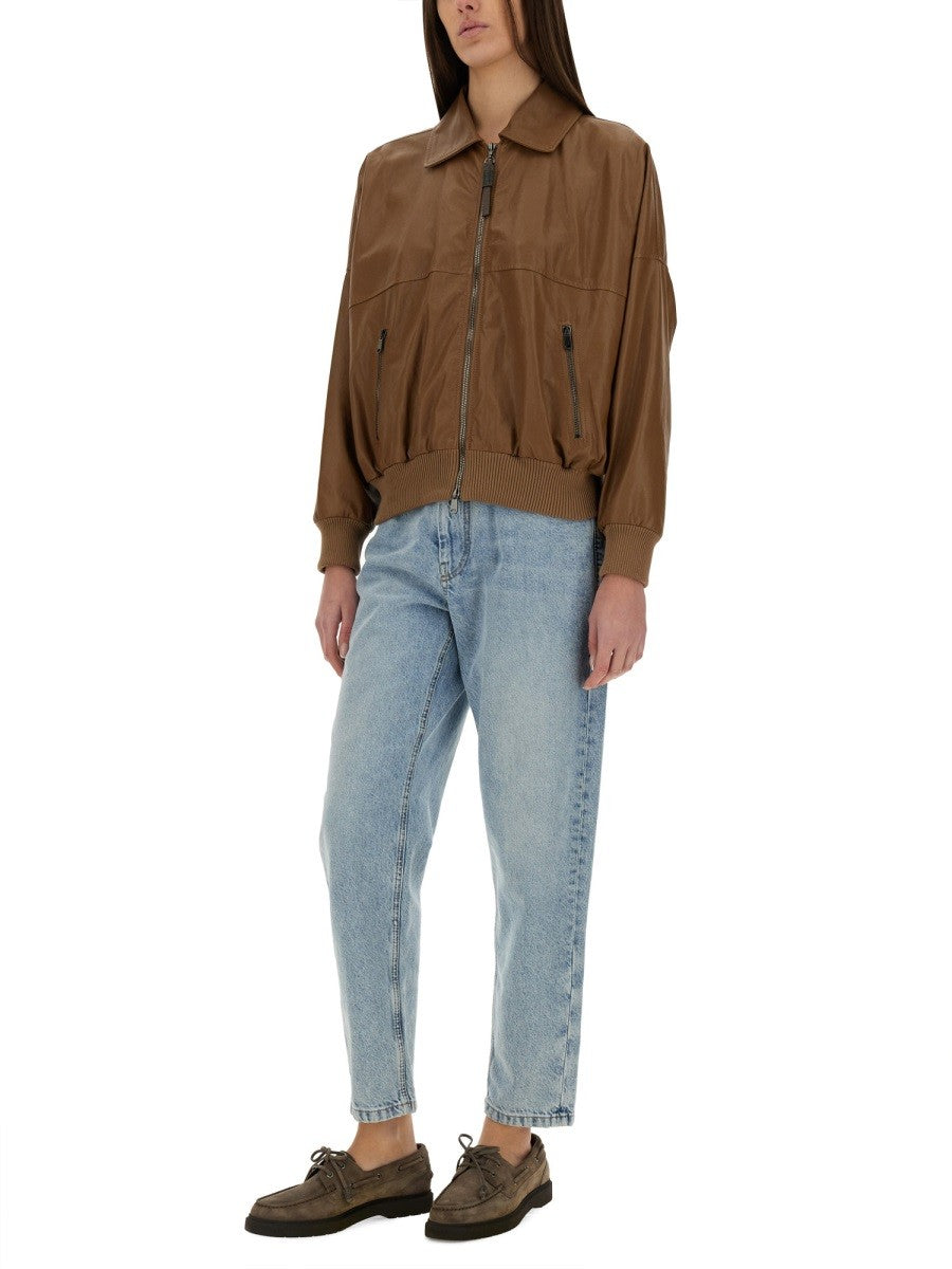 "BAGGY TAPERED" DENIM PANTS