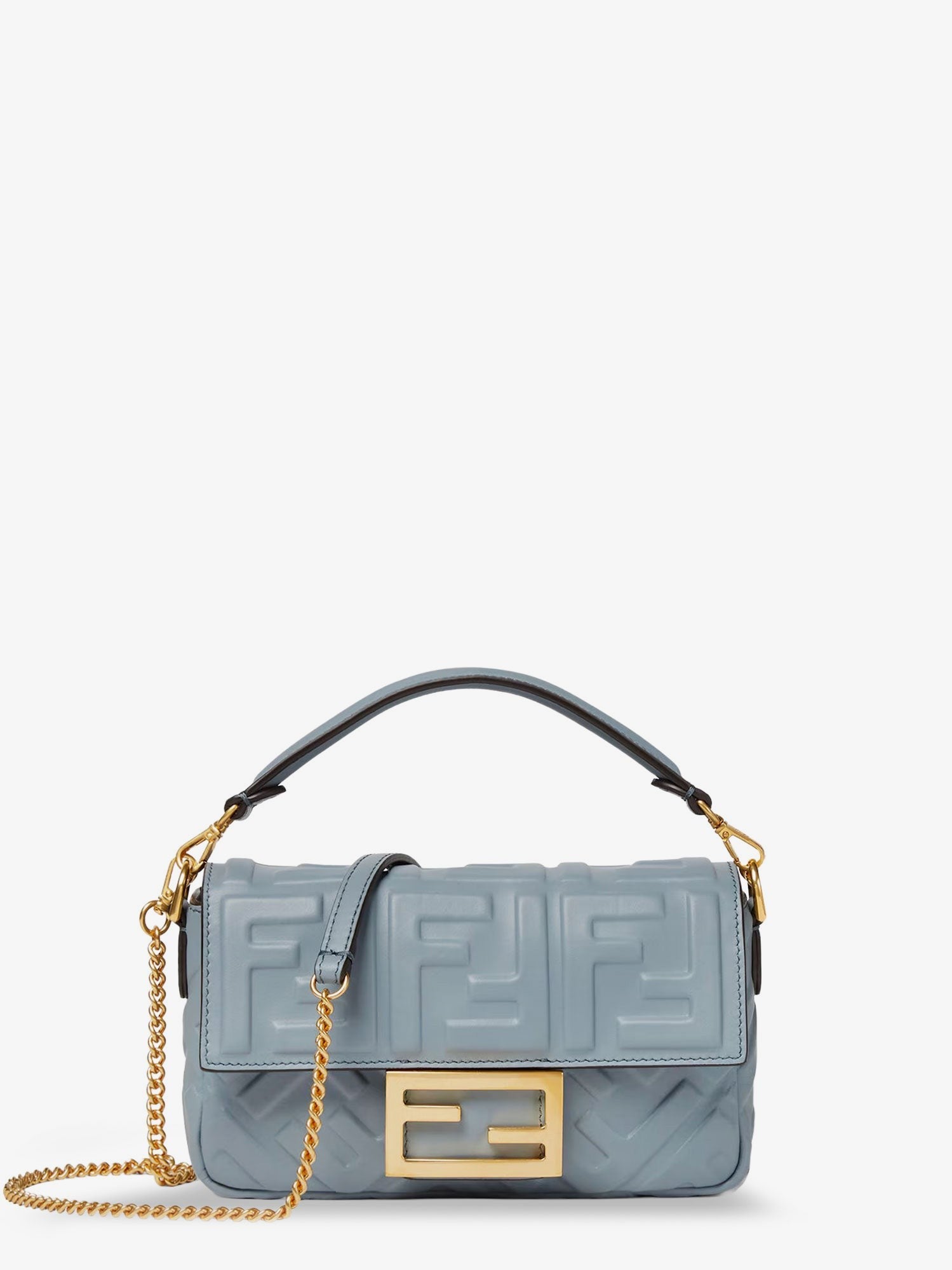 Baguette Mini leather crossbody bag with embossed FF motif baguette-mini-leather-crossbody-bag-with-embossed-ff-motif