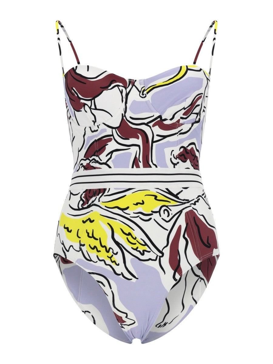 Tory Burch - ONE PIECE SWIMSUIT WITH PRINT balconette-one-piece-swimsuit