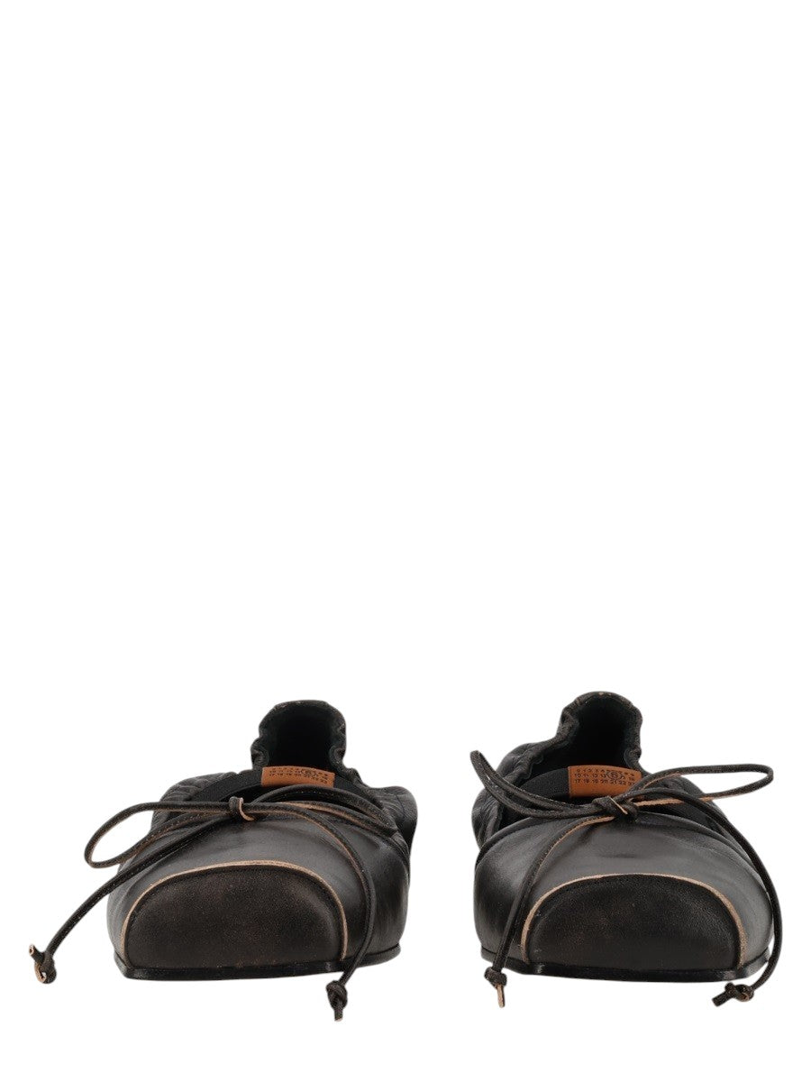 MM6 MAISON MARGIELA - BALLERINA IN PELLE CON PUNTA SQUADRATA ballerina-in-pelle-con-punta-squadrata_52daf71f-9361-41b1-a8f0-666c8ba6de6d