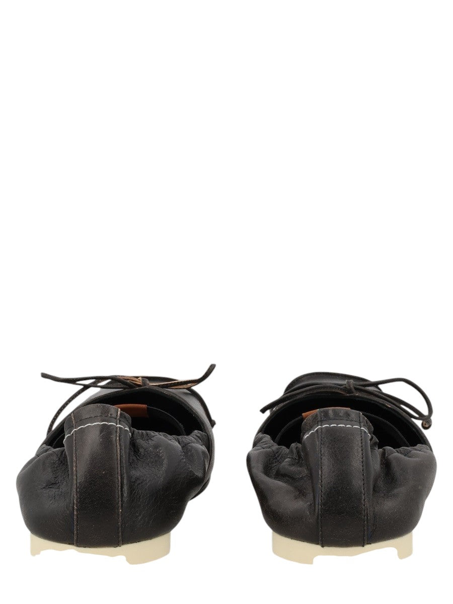 MM6 MAISON MARGIELA - BALLERINA IN PELLE CON PUNTA SQUADRATA ballerina-in-pelle-con-punta-squadrata_95037314-6de7-4024-93a2-a20f1f9c5db9