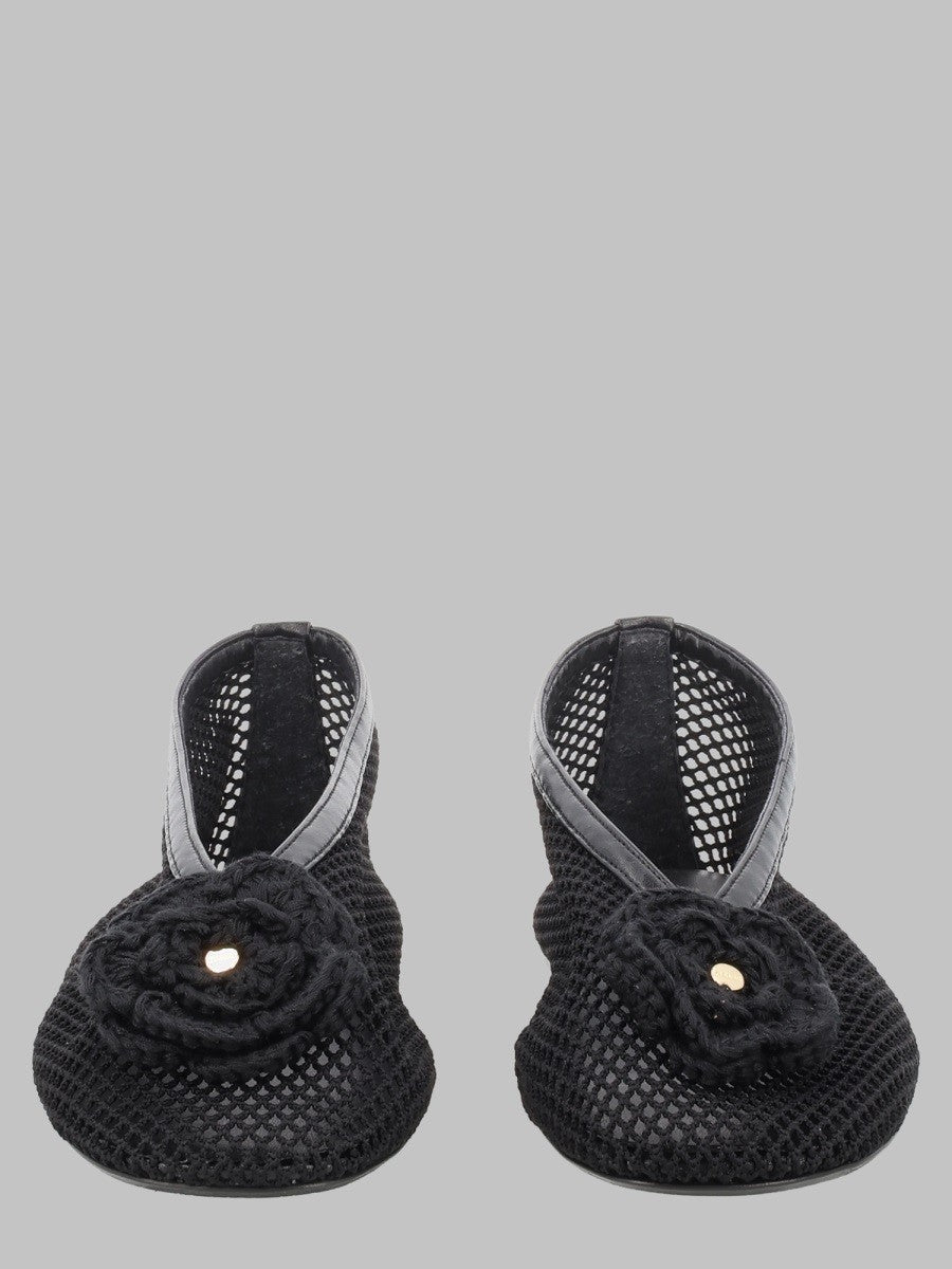 GANNI GANNI - BALLERINA "JENNY" IN MESH