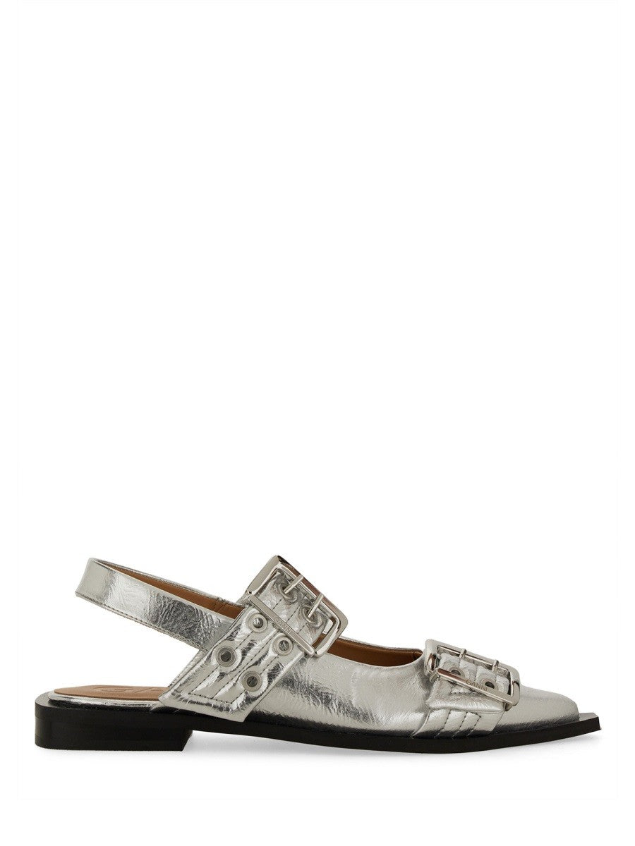 GANNI - BALLERINA WITH BUCKLE ballerina-with-buckle_352c4b00-2e03-4dbe-9f75-890c76e359a2
