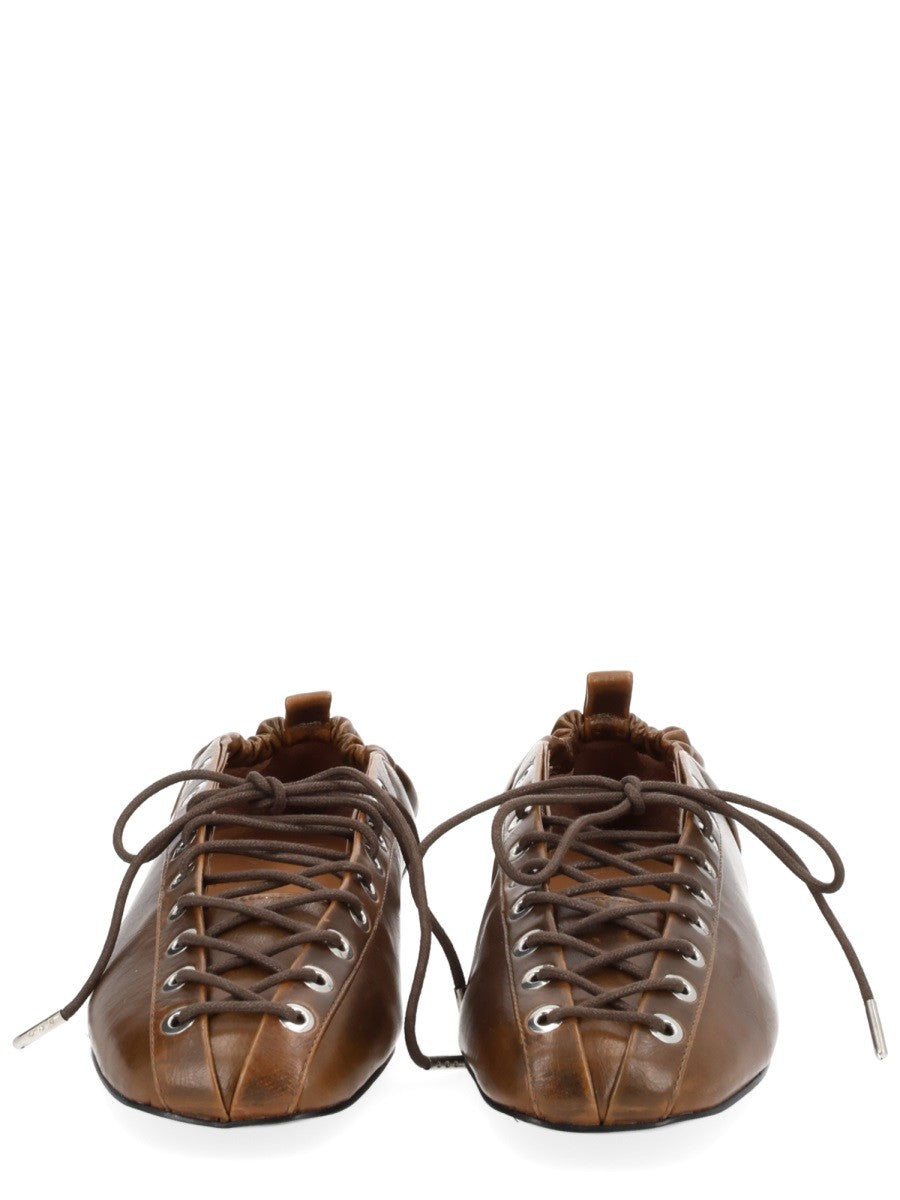 GANNI - BALLERINA WITH LACES