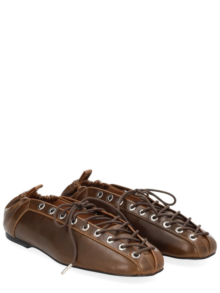 GANNI - BALLERINA WITH LACES