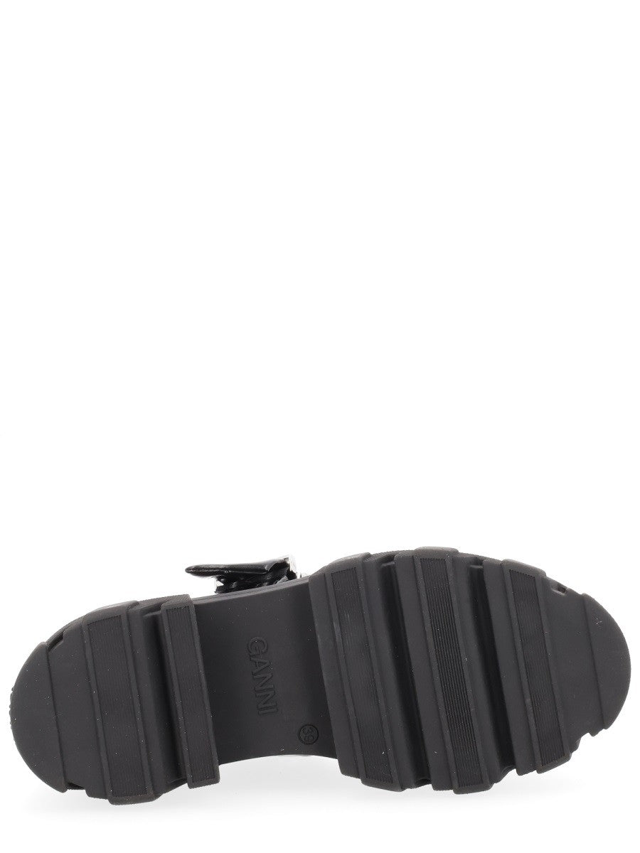 GANNI - BALLERINA WITH LOGO BUCKLE ballerina-with-logo-buckle_ff6560b8-1dee-4a80-86d3-3cdedc2e2cec