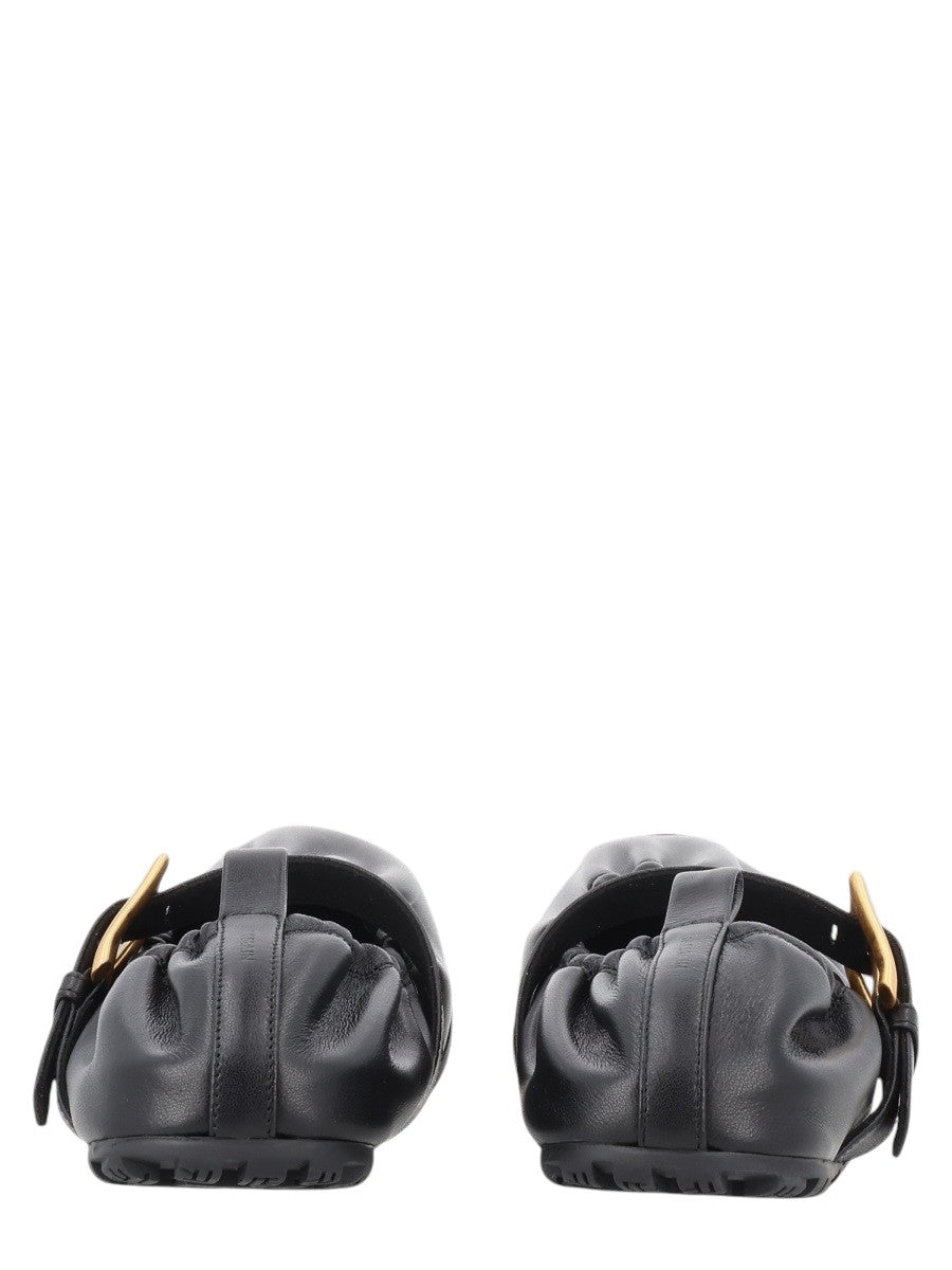 Balmain - Anthem Leather Ballet Flats - Black balmain-anthem-black-leather-ballet-flats-back-jpg_1caf9ecf-8fd9-488b-a10d-7fc8ede410bb