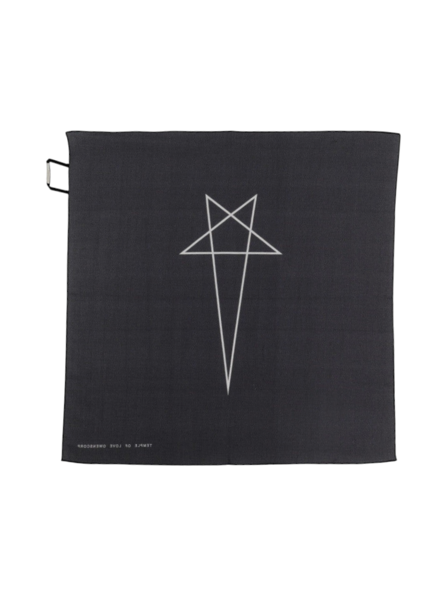 RICK OWENS DRKSHDW - BANDANA CON STAMPA
