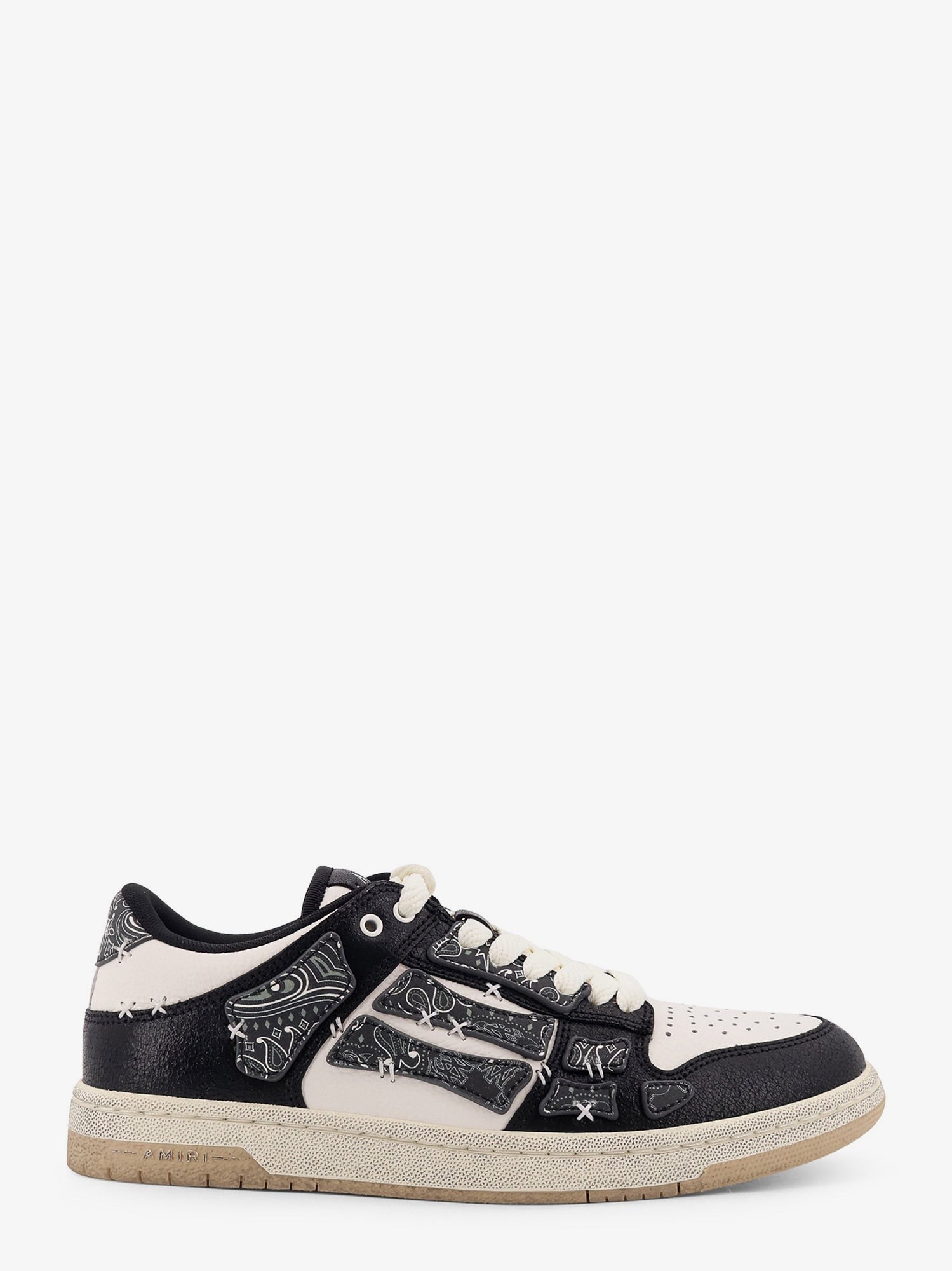 Bandana Skel Top Low leather low-top sneakers