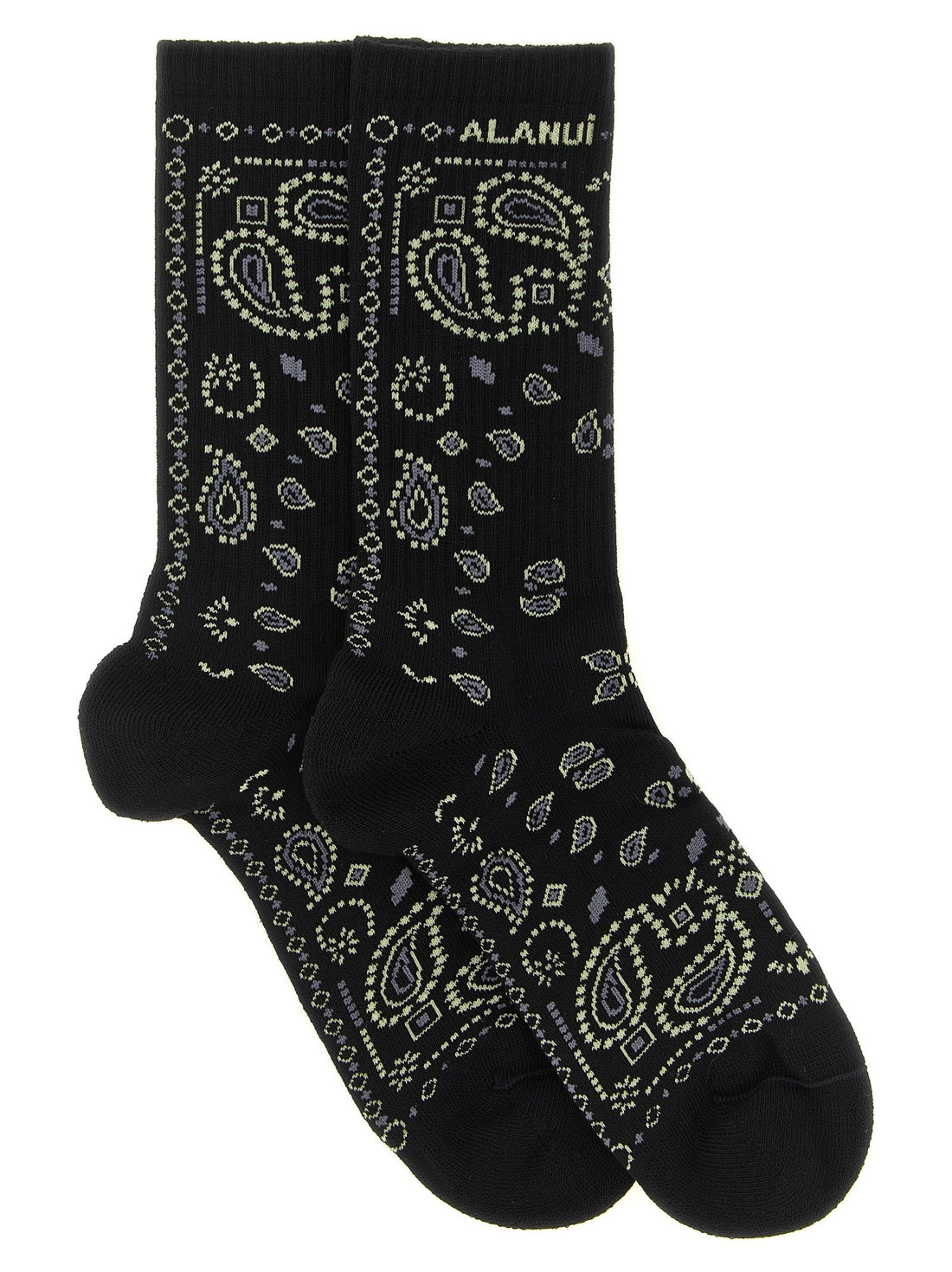 ALANUI - 'Bandana' socks Black U
