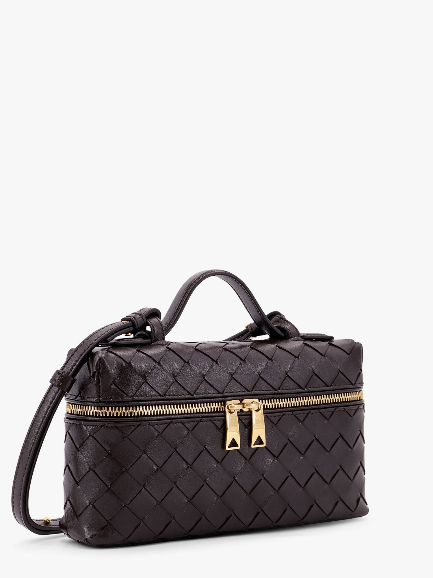 Bottega Veneta Bottega Veneta - Bang Bang leather shoulder bag with Intrecciato pattern