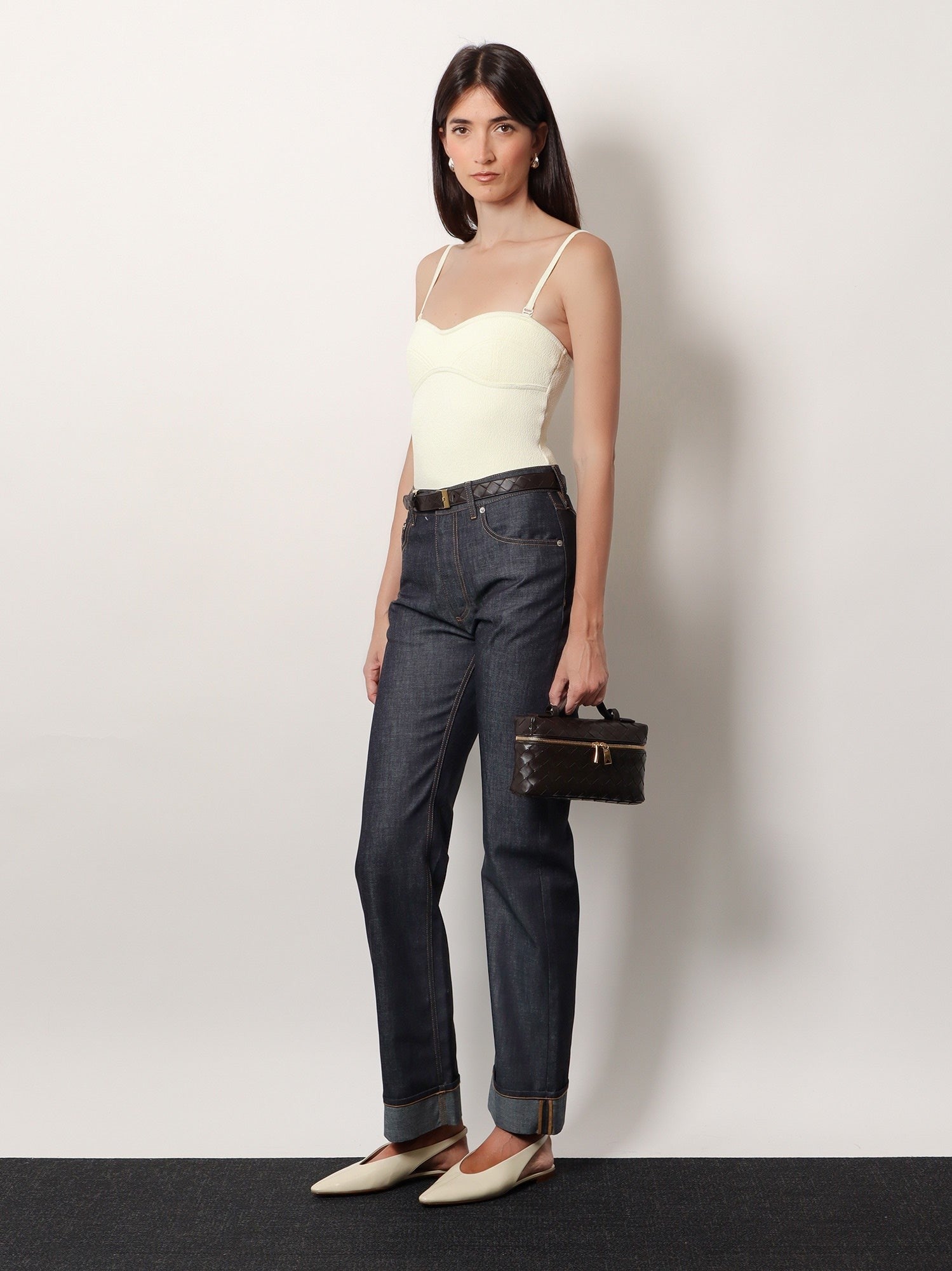 Bottega Veneta Bottega Veneta - Bang Bang leather shoulder bag with Intrecciato pattern