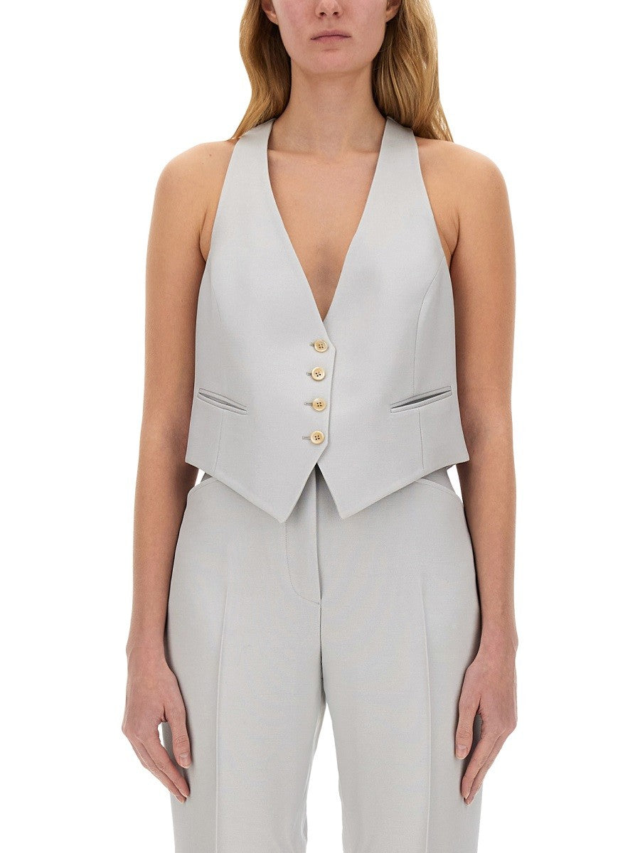 TOM FORD "BARATHEA" SILK WOOL VEST