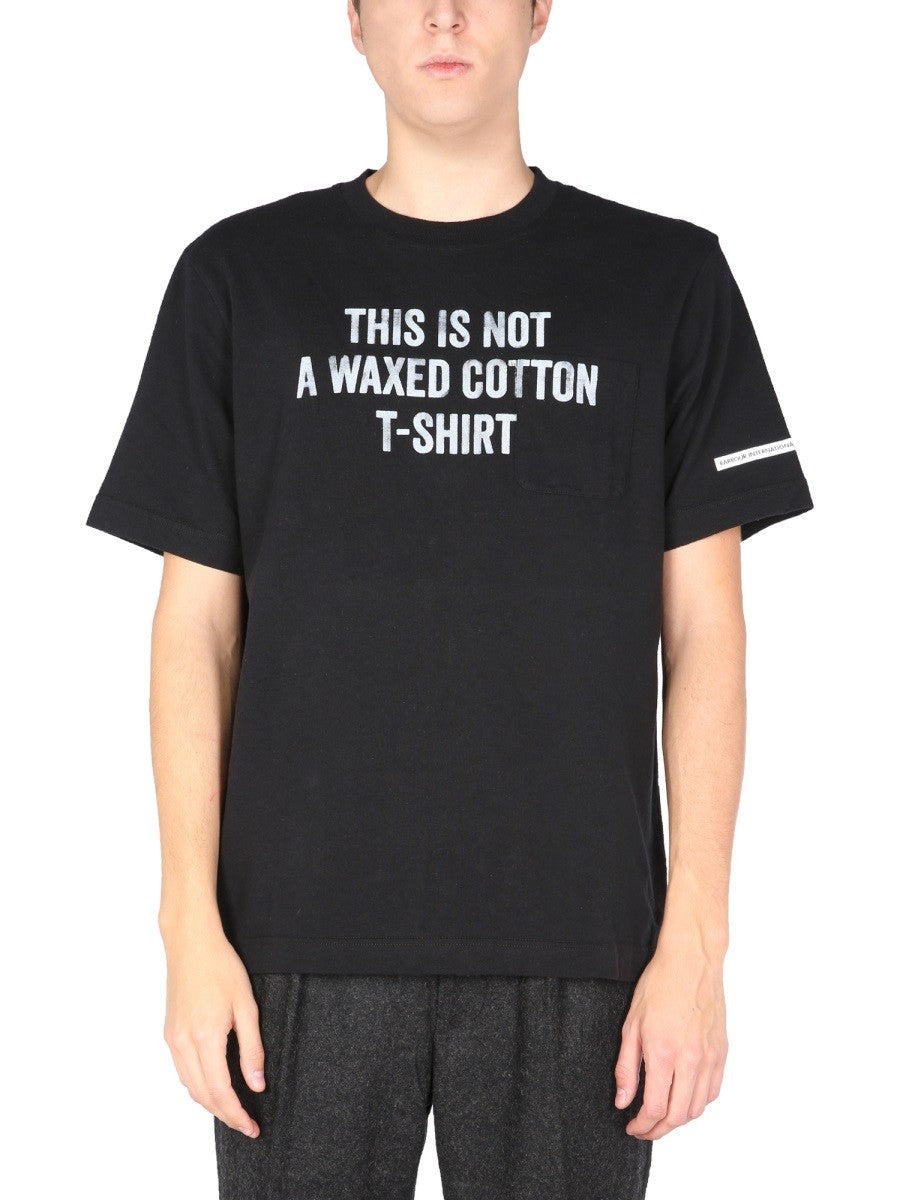 BARBOUR - BARBOUR X ENGINEERED GARMENTS T-SHIRT Black S