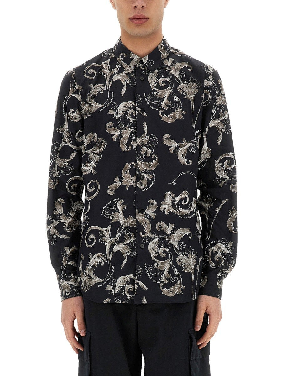 BAROQUE OUTLINE PRINT SHIRT