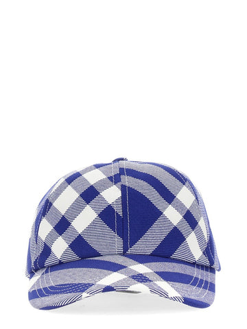 BASEBALL CAP WITH TARTAN PATTERN Unisex