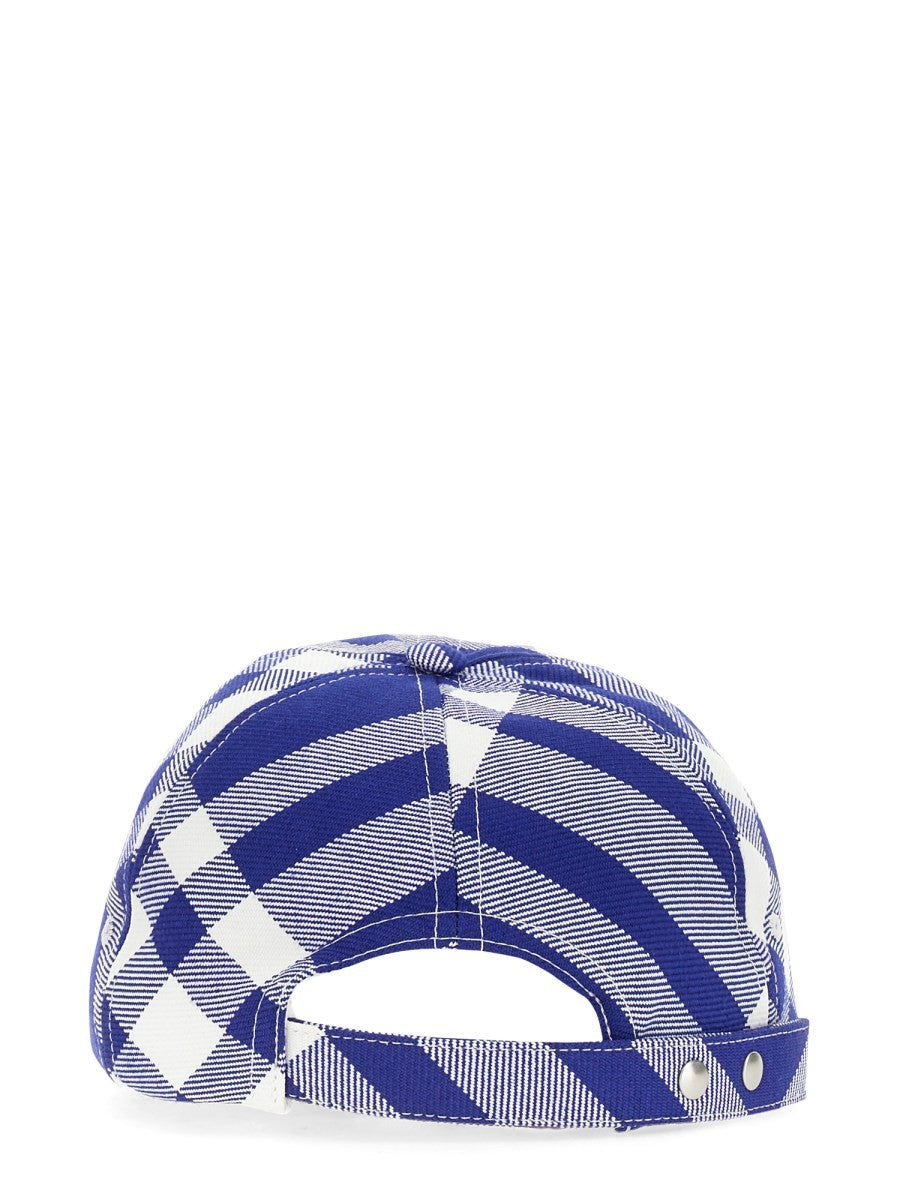 BASEBALL CAP WITH TARTAN PATTERN Unisex