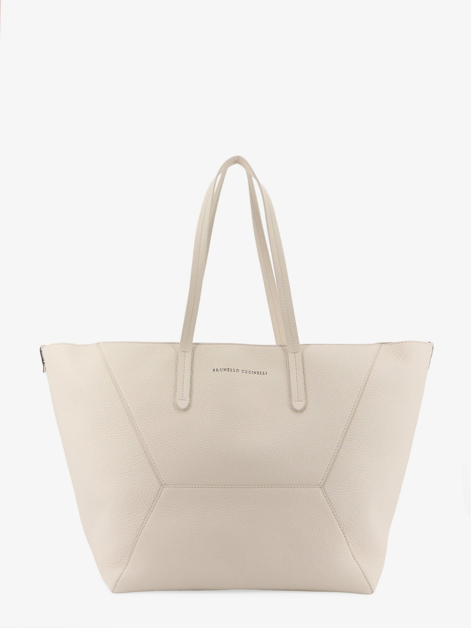 Brunello Cucinelli BC Duo hammered leather crossbody bag