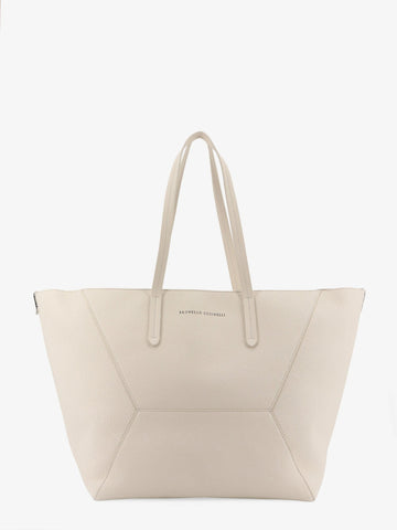 Brunello Cucinelli BC Duo hammered leather crossbody bag