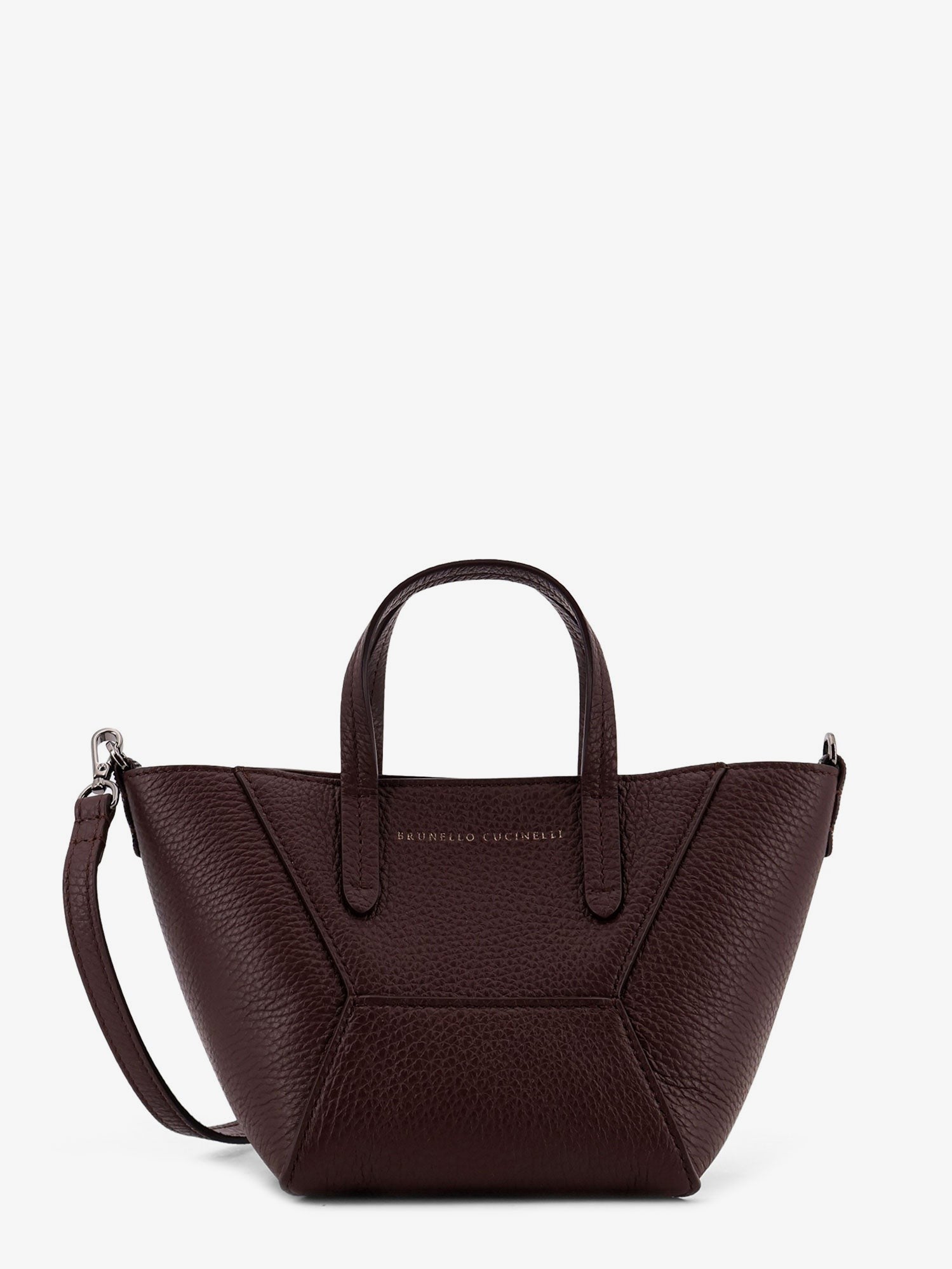 Brunello Cucinelli BC Duo leather crossbody bag