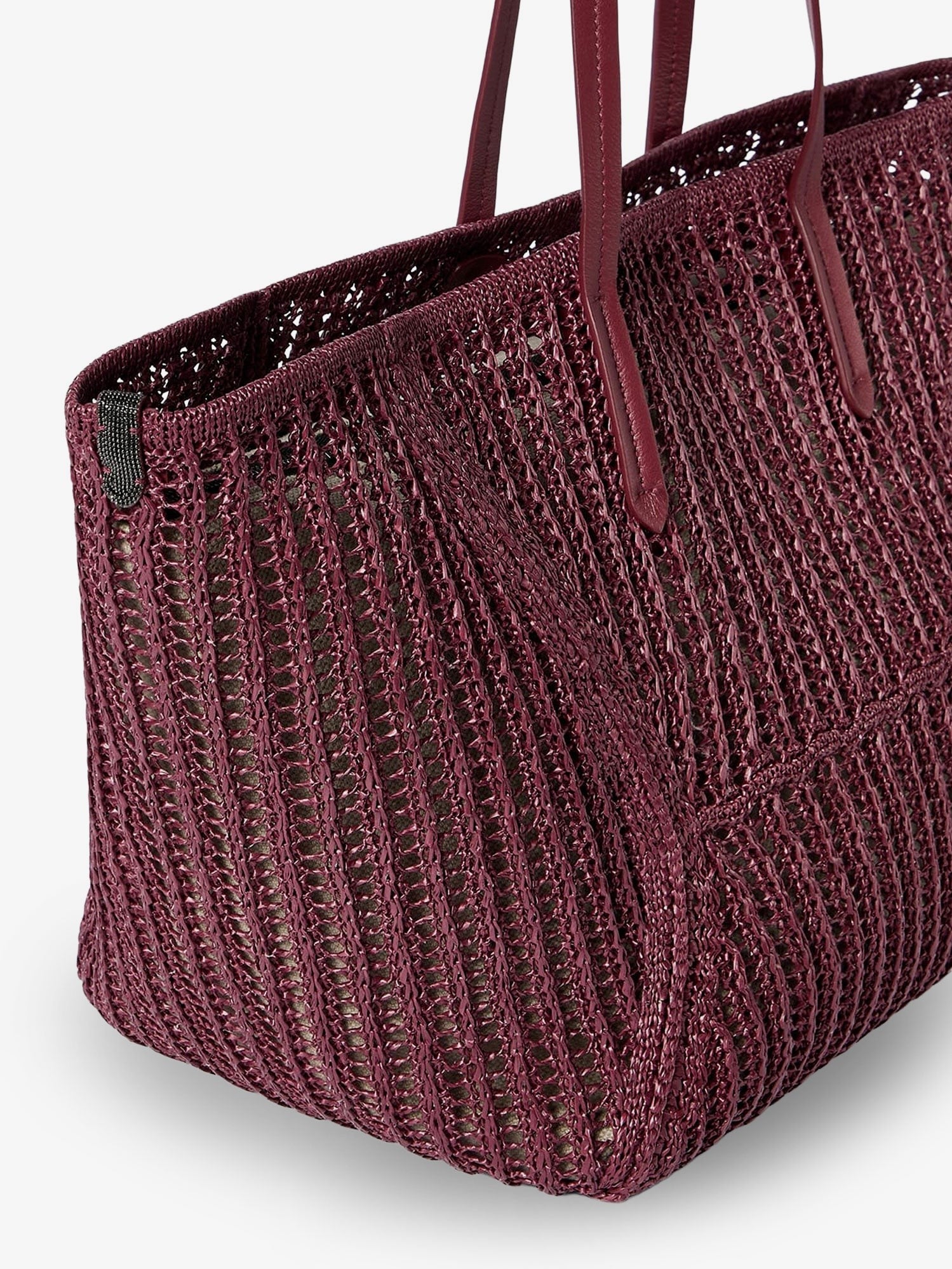 Brunello Cucinelli - BC Duo raffia shoulder bag