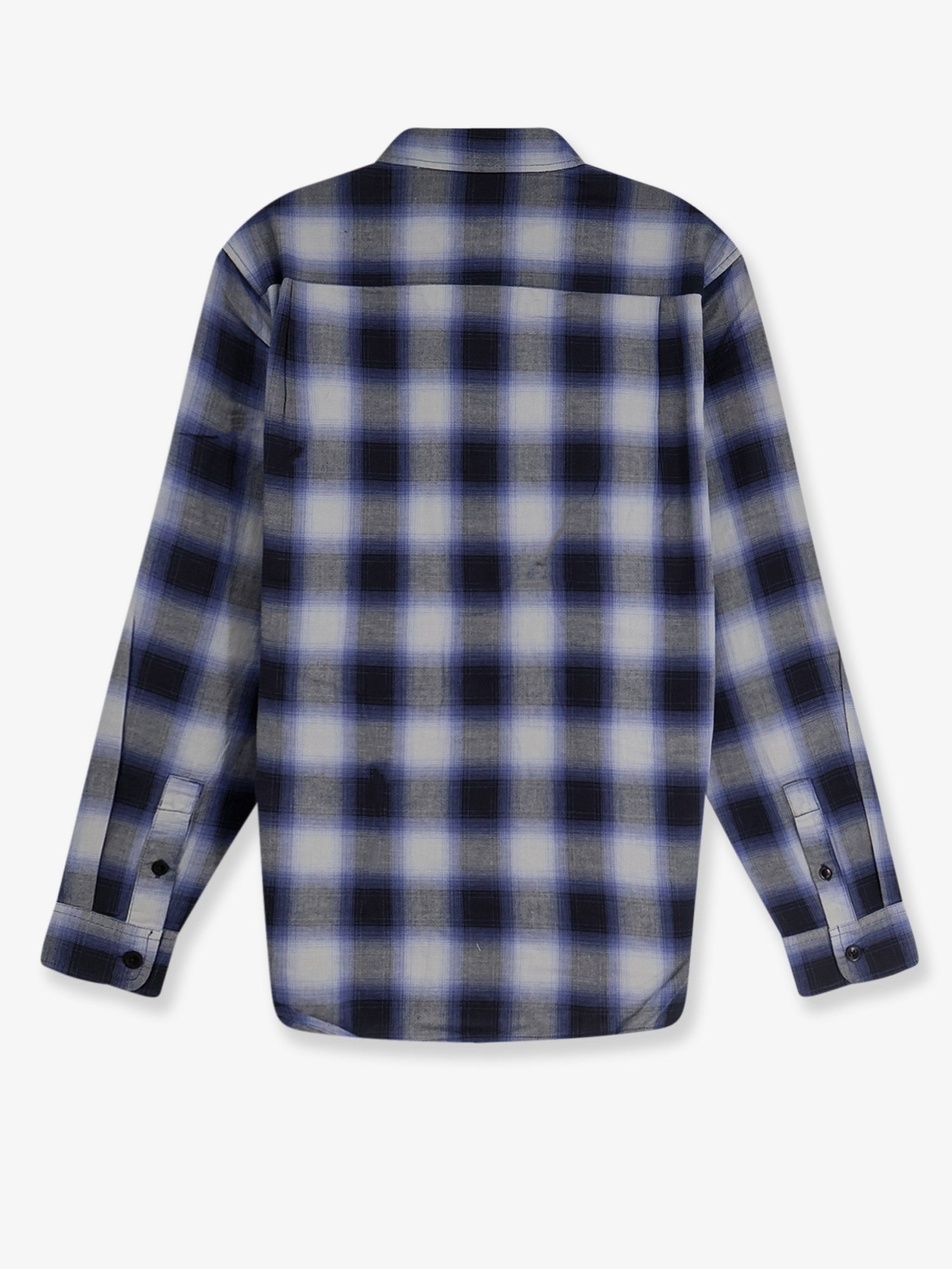 STUSSY STUSSY - Beach Ombre Plaid madras cotton shirt