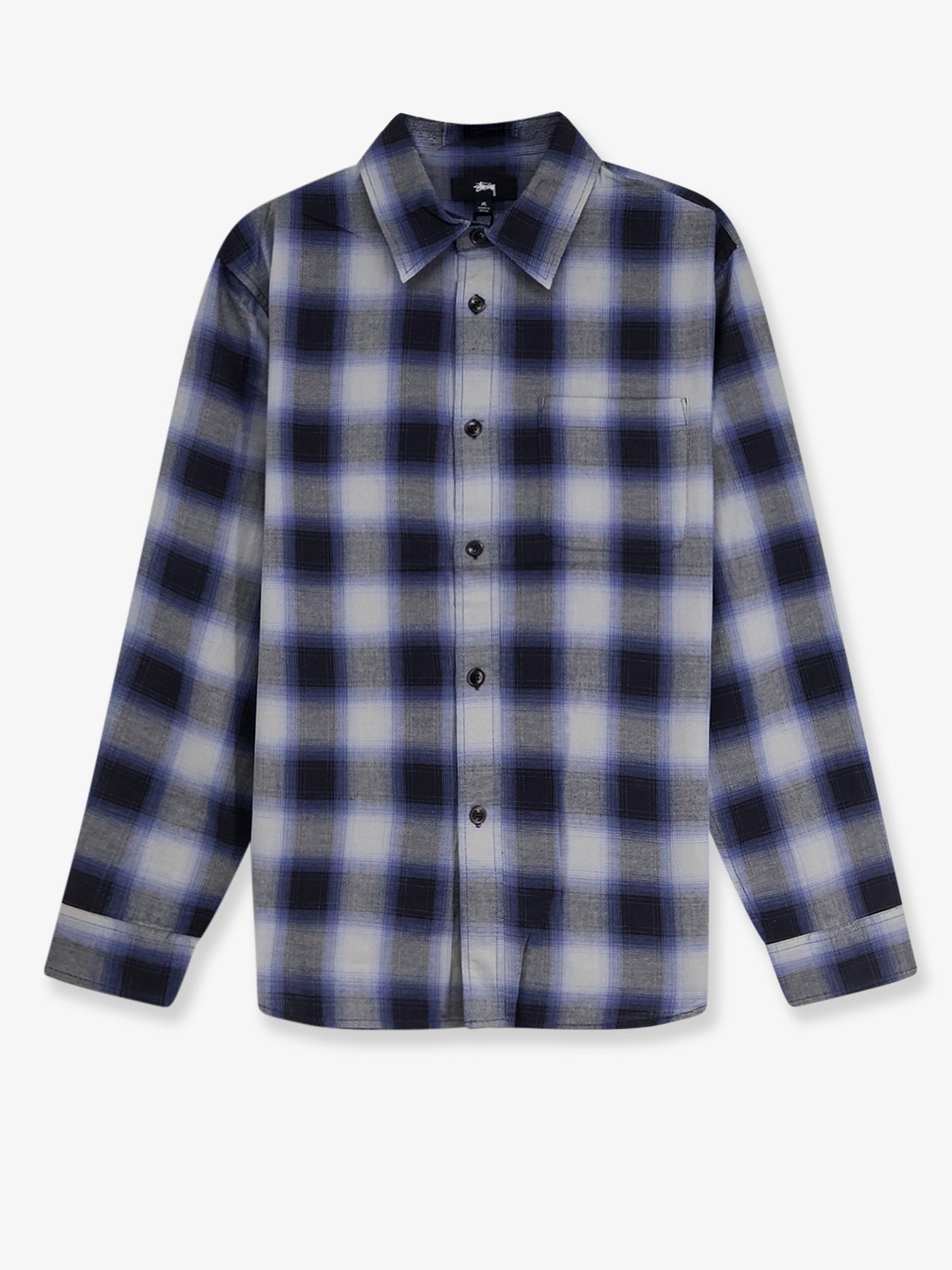 STUSSY STUSSY - Beach Ombre Plaid madras cotton shirt