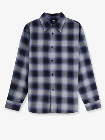 STUSSY STUSSY - Beach Ombre Plaid madras cotton shirt