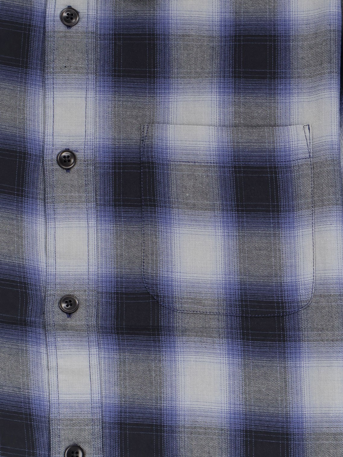 STUSSY STUSSY - Beach Ombre Plaid madras cotton shirt