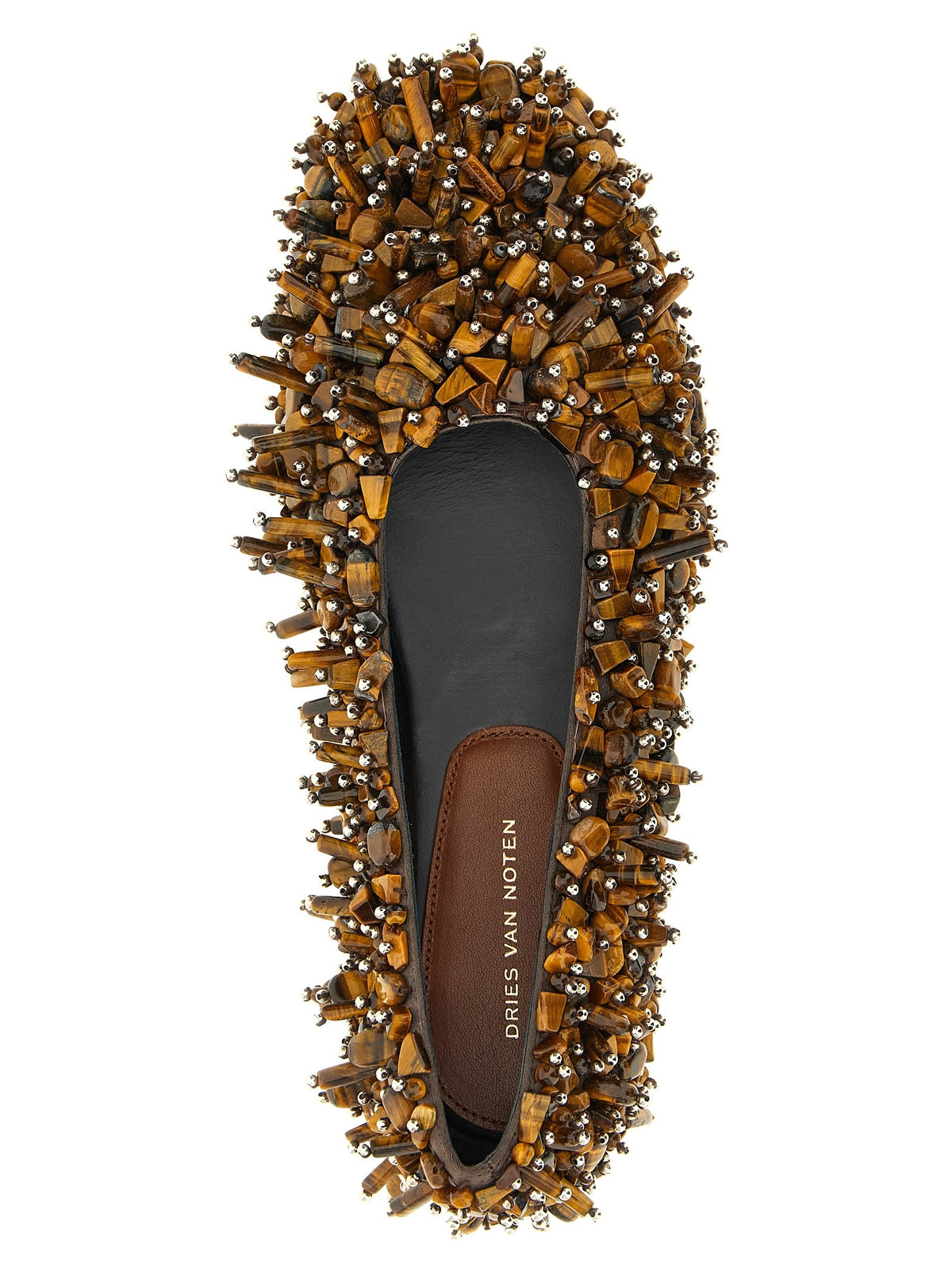 Dries Van Noten - Beaded ballet flats
