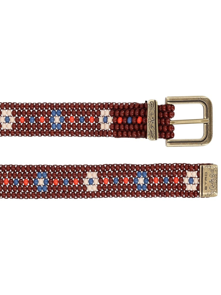 Etro - BEADED BELT beaded-belt