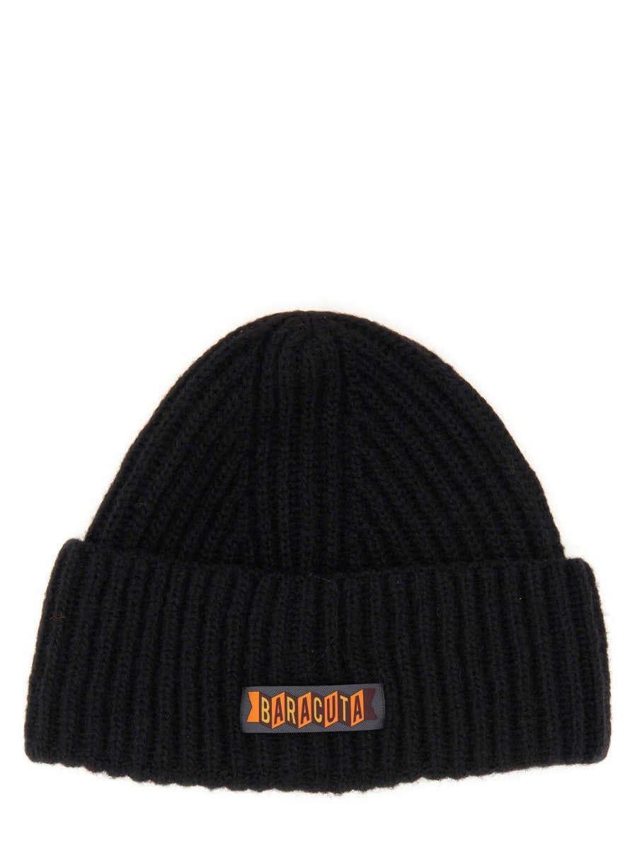 BEANIE HAT WITH LOGO PATCH