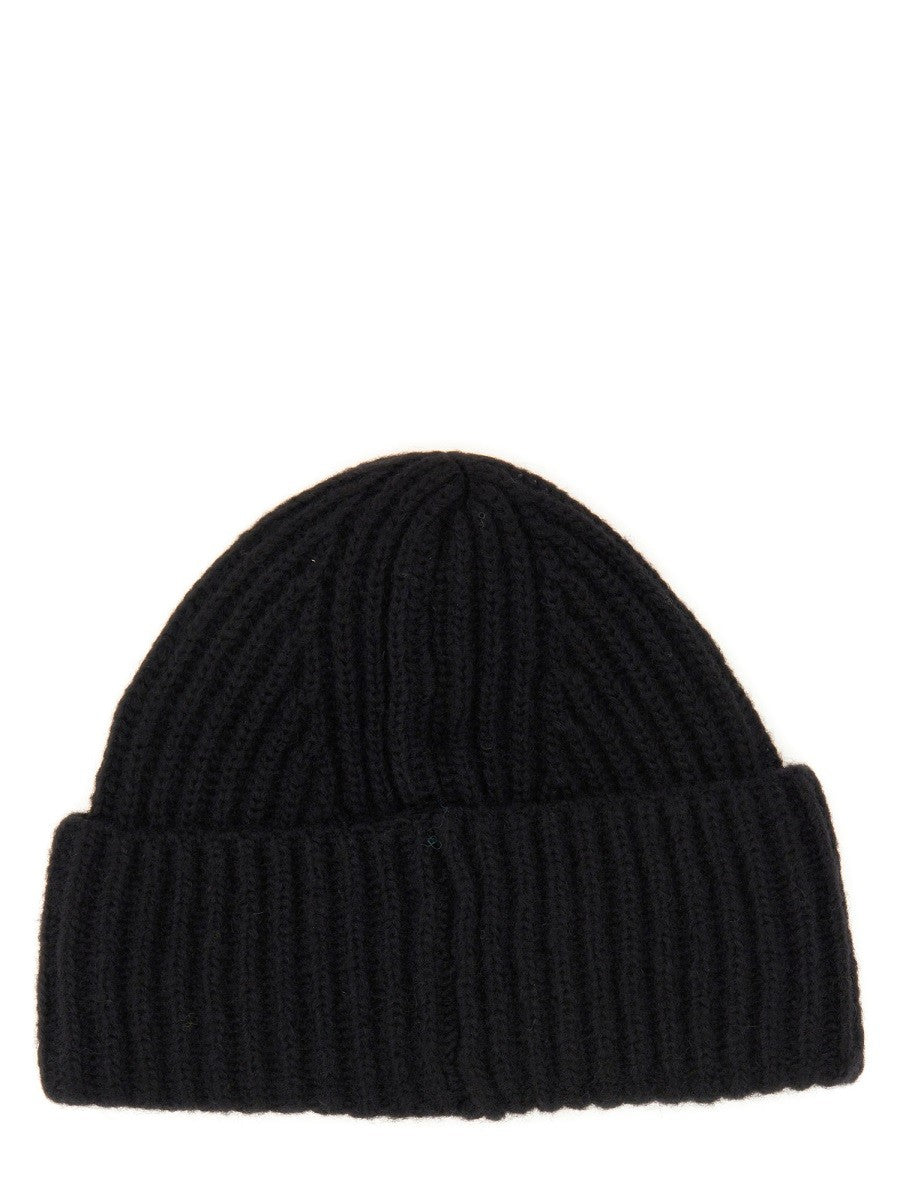 BEANIE HAT WITH LOGO PATCH
